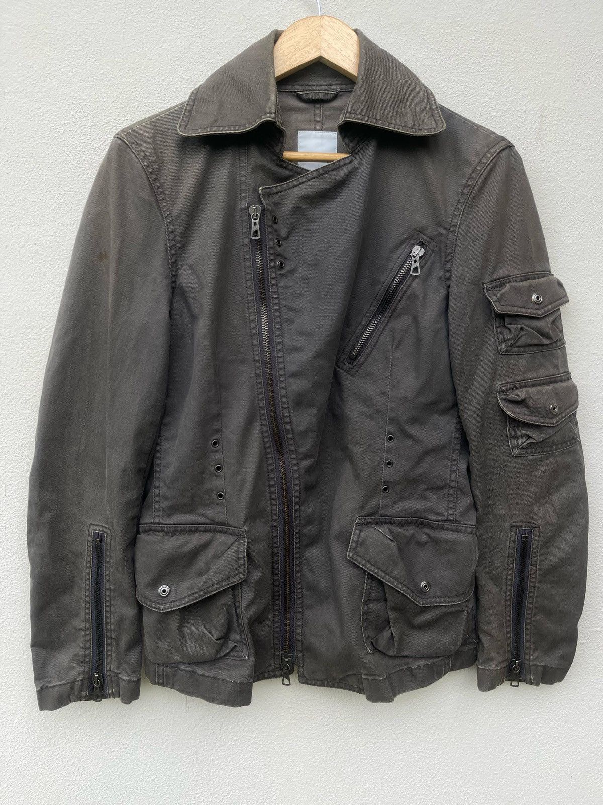 Designer × J.Lindeberg J.Lindeberg Stockholm Military Waxed Jacket Size US S / EU 44-46 / 1 - 1 Thumbnail