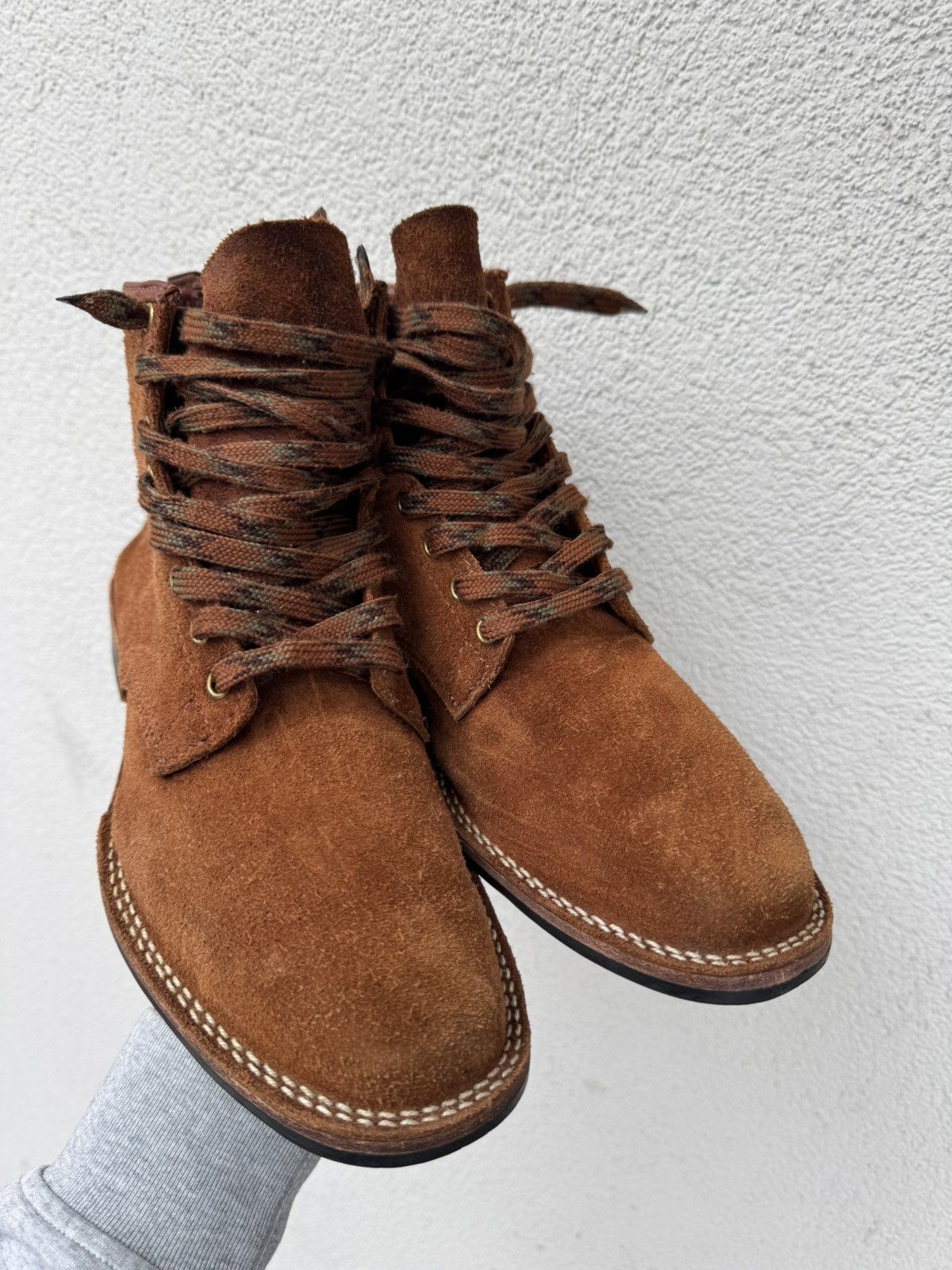 WESCO Wesco X Iron Heart Jonhannes Suede Brown Boots Size 10D Size US 11 / EU 44 - 3 Thumbnail