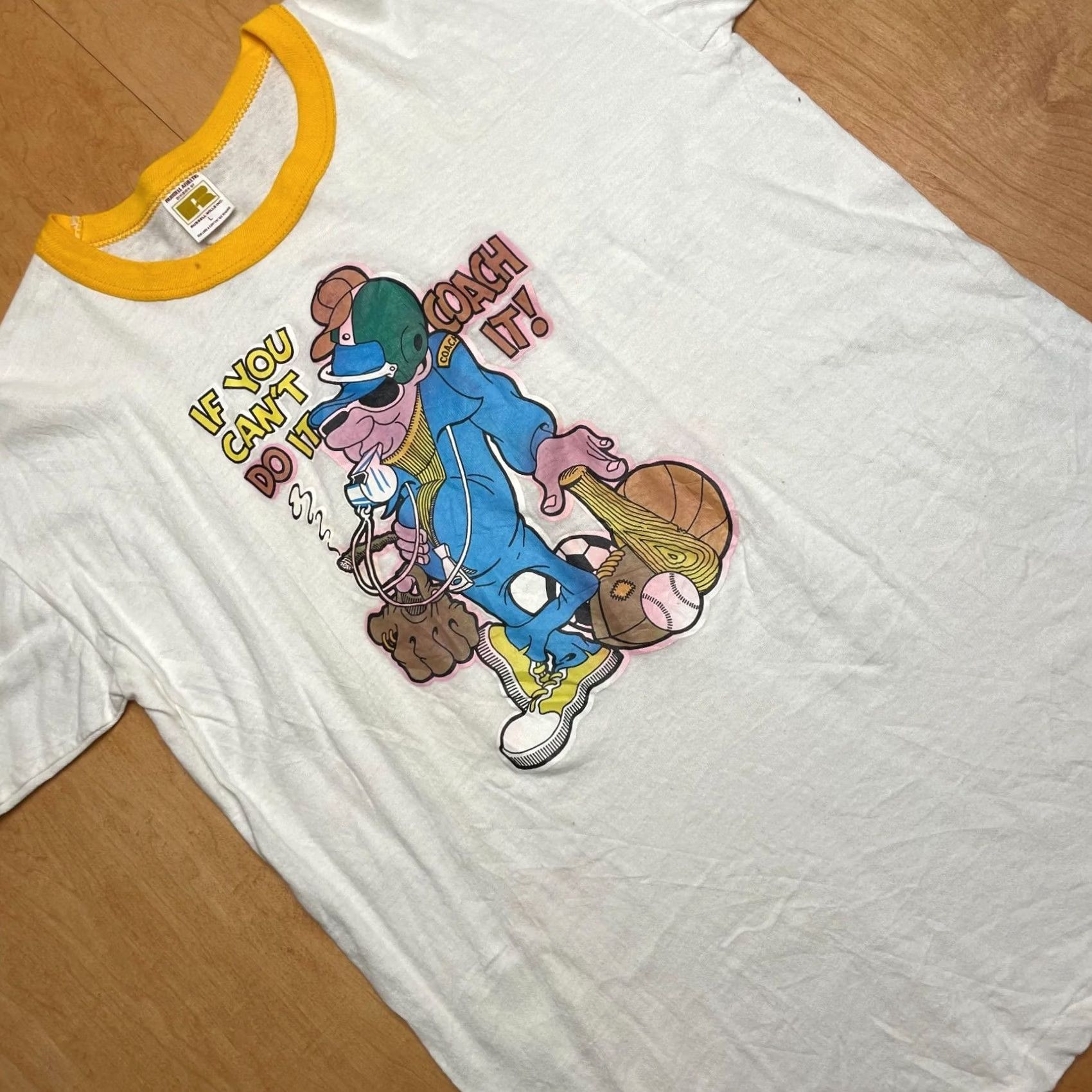 Russell Athletic VINTAGE Russell Athletic Short Sleeve T-Shirt White Crew Neck S Medium? Size US S / EU 44-46 / 1 - 4 Thumbnail