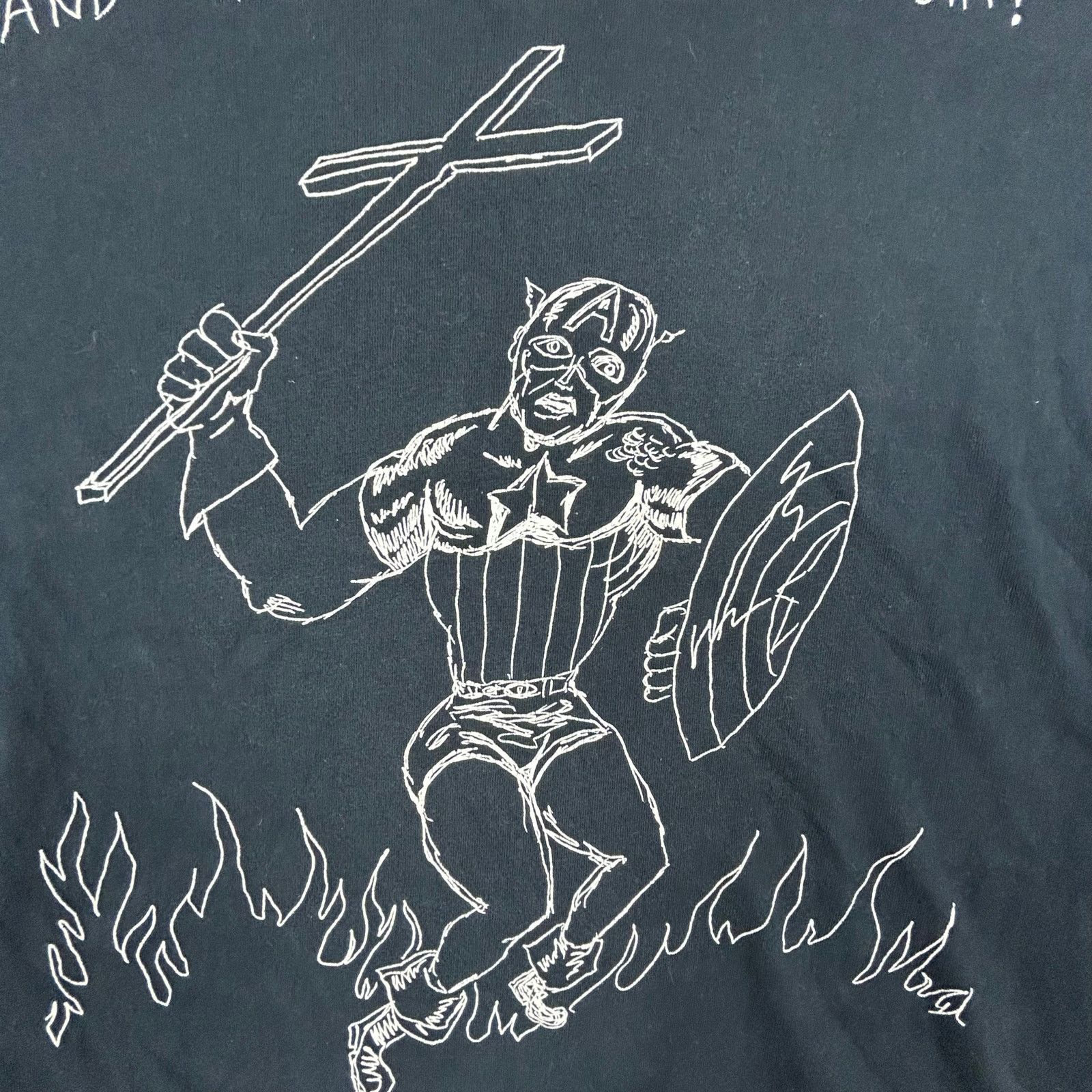 Supreme VTG Supreme Daniel Johnston Y2K Tee Captain America USA L Size US L / EU 52-54 / 3 - 5 Thumbnail