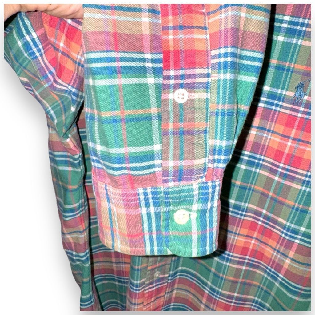 Polo Ralph Lauren Polo Ralph Lauren Custom Fit Oxford Button Down Shirt L Size US L / EU 52-54 / 3 - 5 Thumbnail