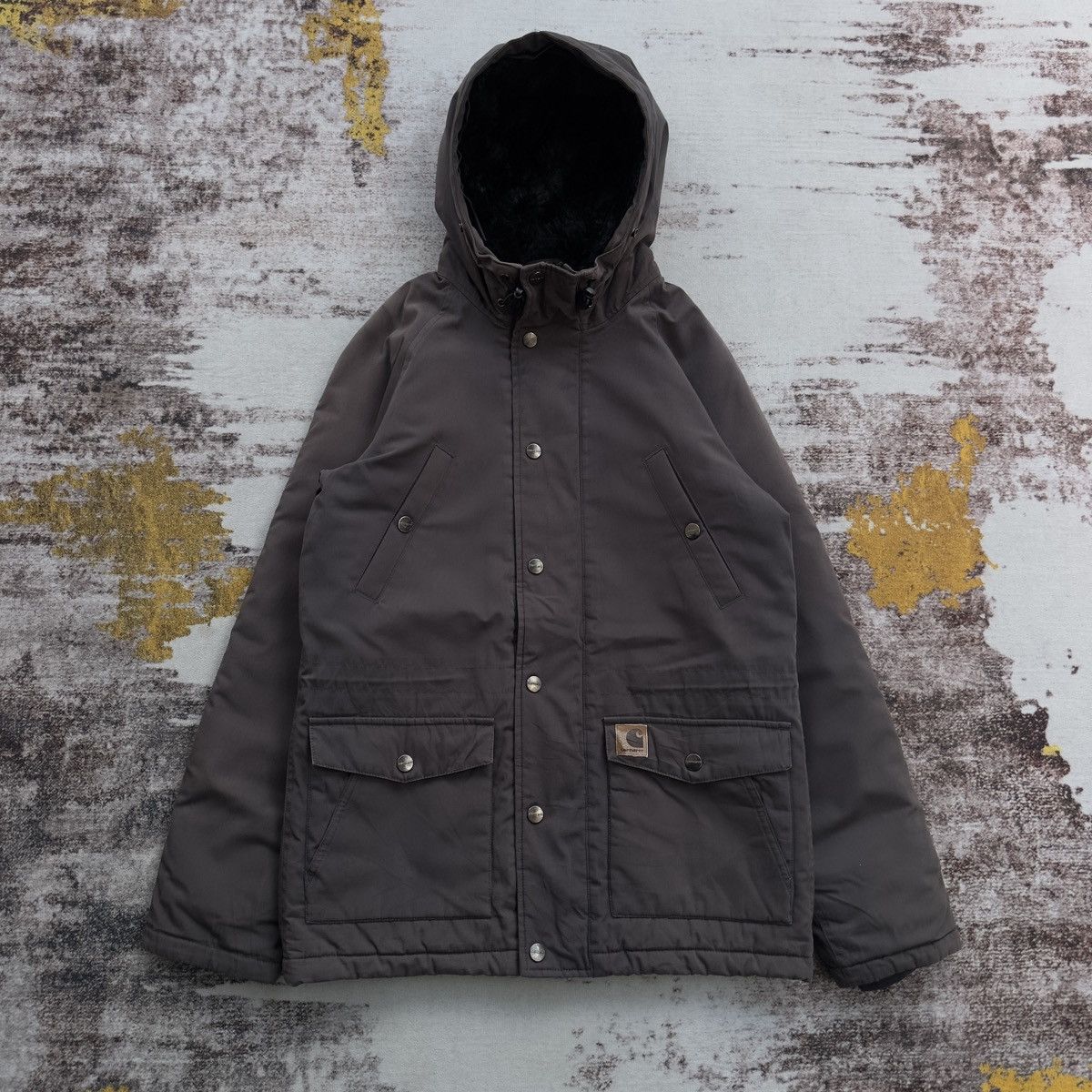 Carhartt VINTAGE CARHARTT WORKWEAR HOODED INSULATED WORK JACKET 90’S Size US S / EU 44-46 / 1 - 2 Thumbnail