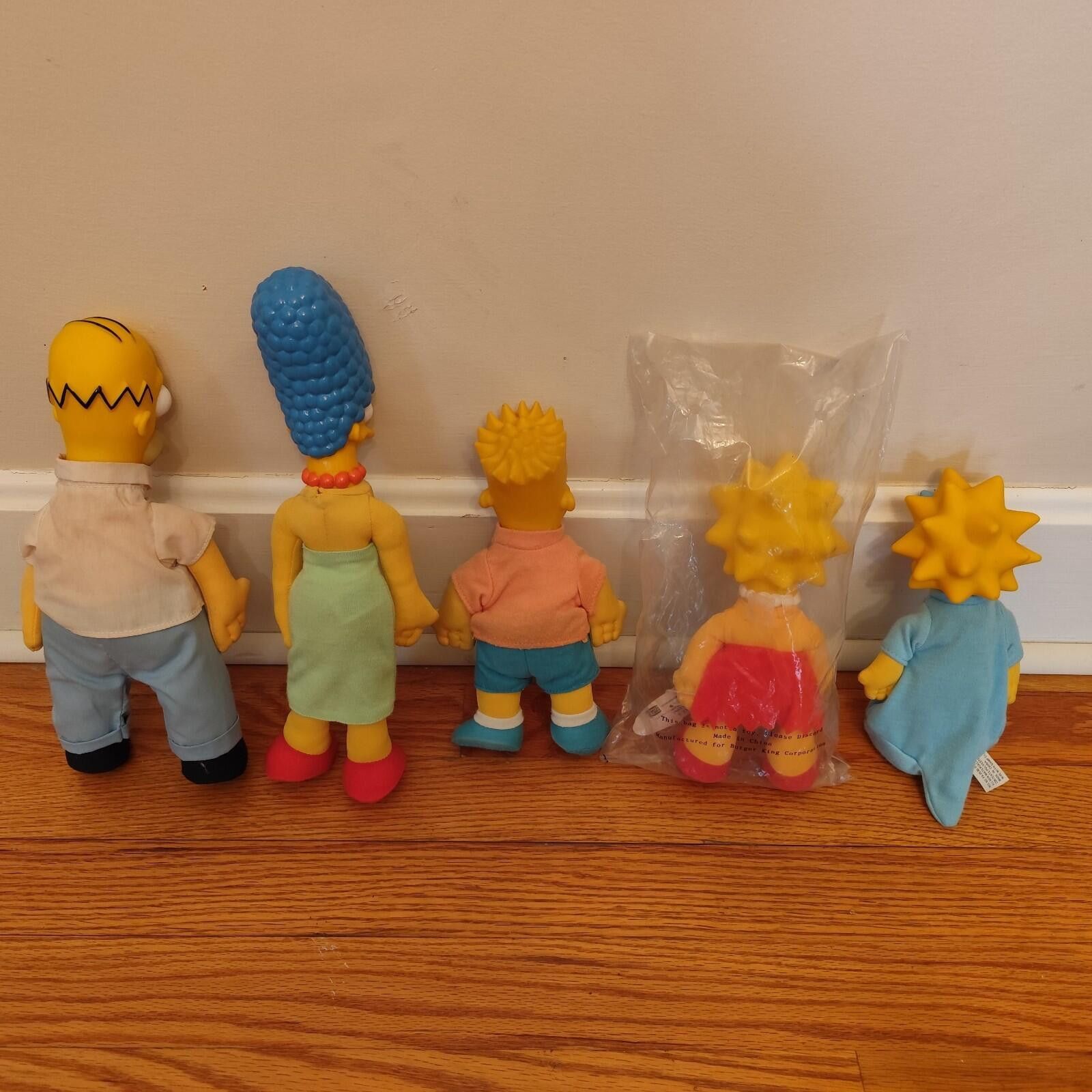 Other The Simpsons 1990 Plush Dolls Figures Set of 5 Vintage Size ONE SIZE - 4 Thumbnail