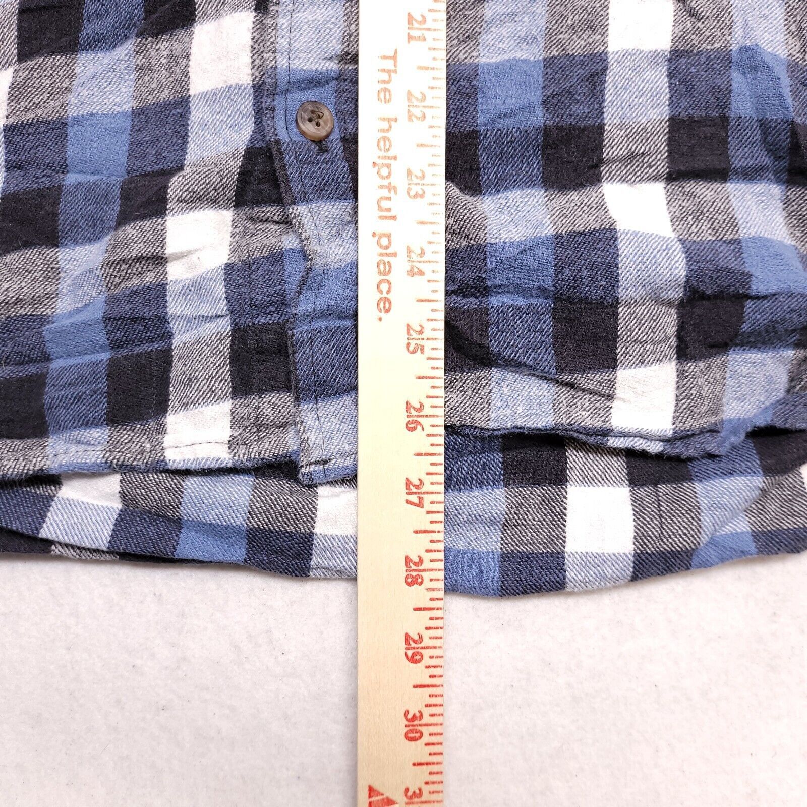 Realtree Realtree Gingham Flannel Shirt Mens Size Large L Blue Black Size US L / EU 52-54 / 3 - 8 Thumbnail