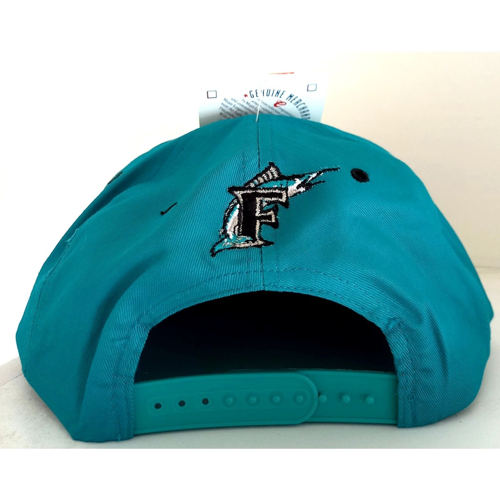 MLB NEW Florida Marlins 90s snapback cap teal Miami MLB vtg NWT Size ONE SIZE - 4 Thumbnail