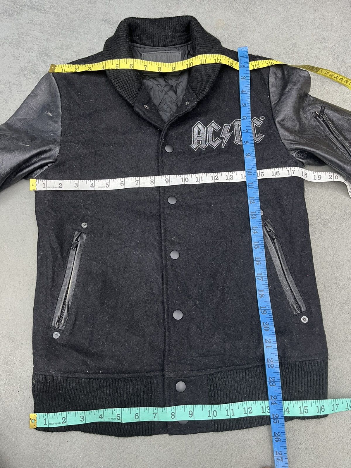 AC/DC × JACKROSE STEALS🔥JACK ROSE X ACDC VARSITY JACKET Size US S / EU 44-46 / 1 - 15 Thumbnail
