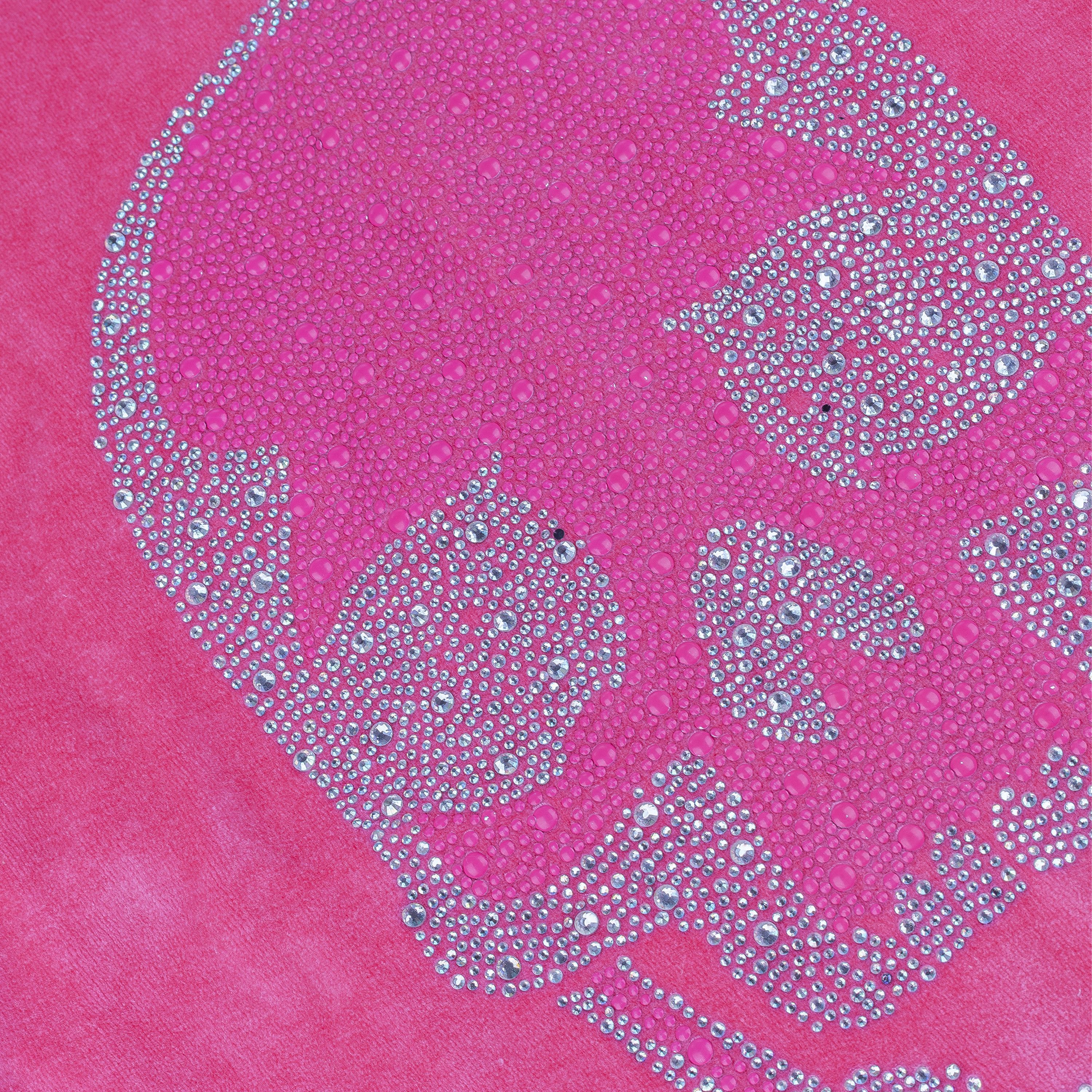 Philipp Plein Philipp Plein Pink Crystal Detail Velvet Short Jumpsuit Size 27" / US 4 / IT 40 - 5 Thumbnail