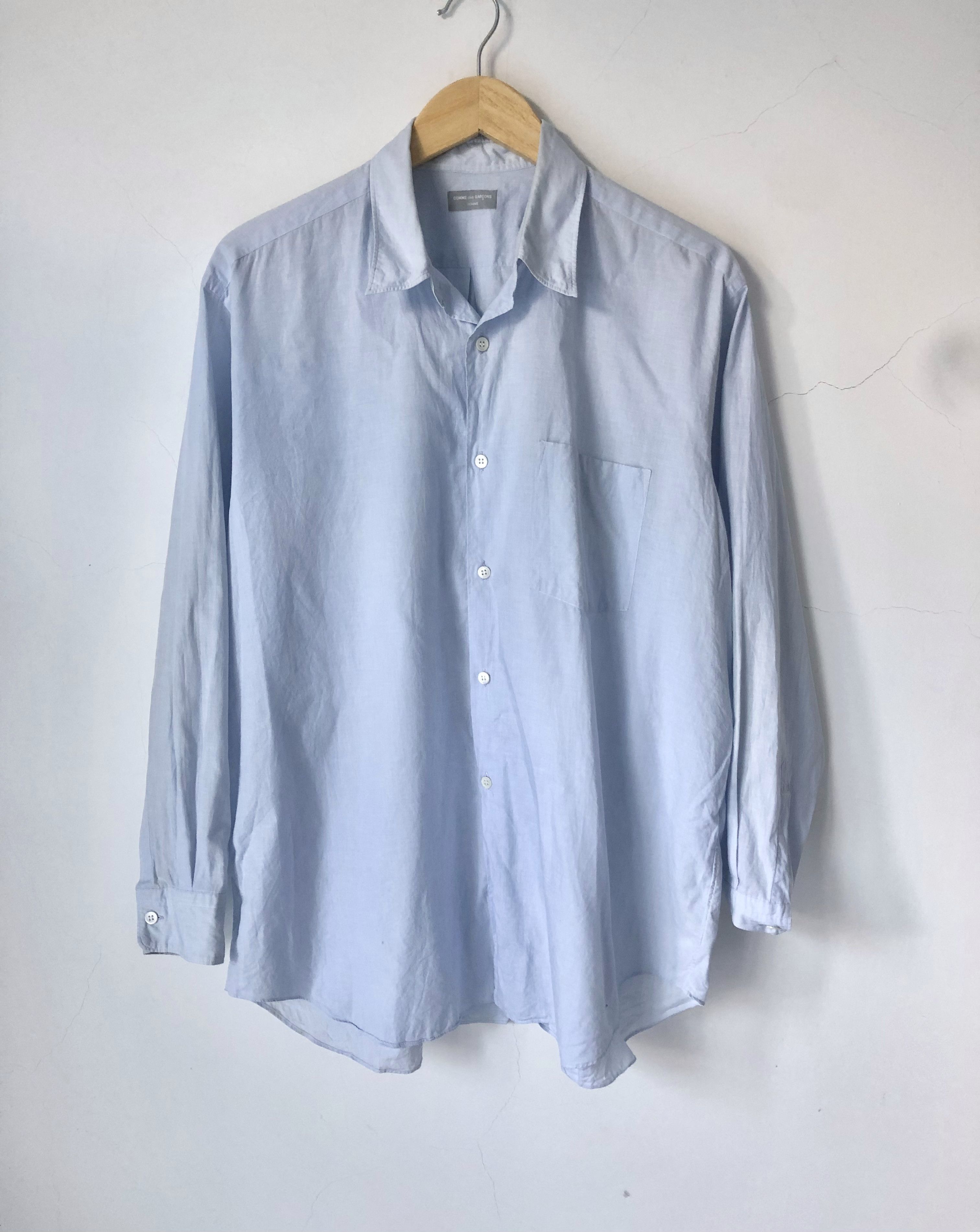 baby blue airy shirt