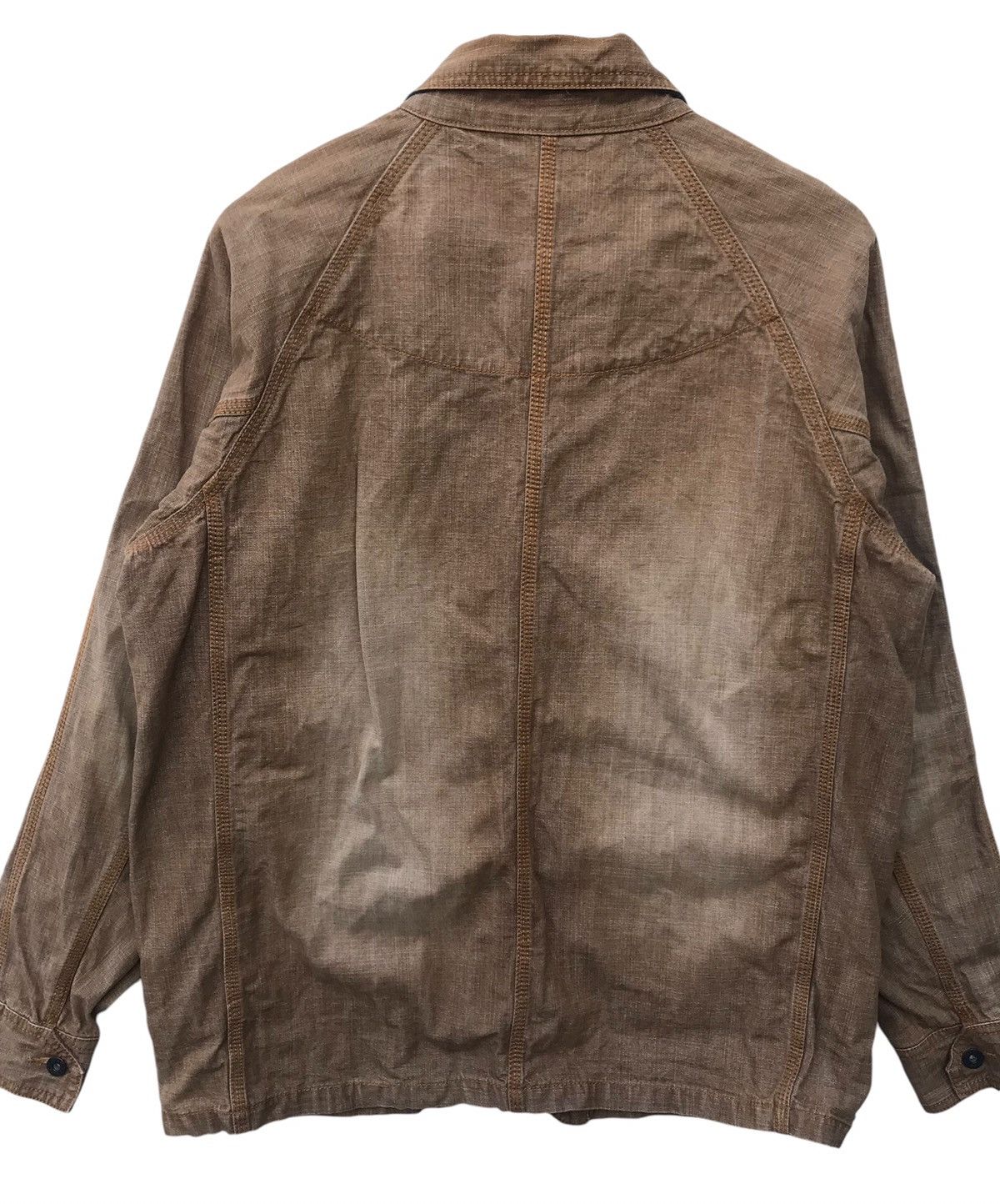 Japanese Brand Sacrifice Essential Subjects Multipocket Denim Works Jacket Size US L / EU 52-54 / 3 - 12 Thumbnail
