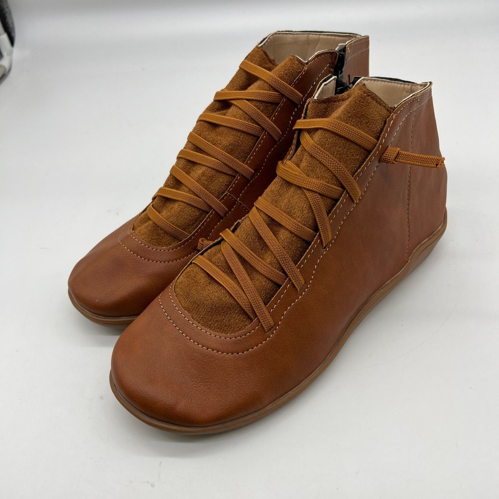 Other Ankle Boots Round Toe Casual Comfortable Light Size US 9.5 / IT 39.5 - 2 Thumbnail