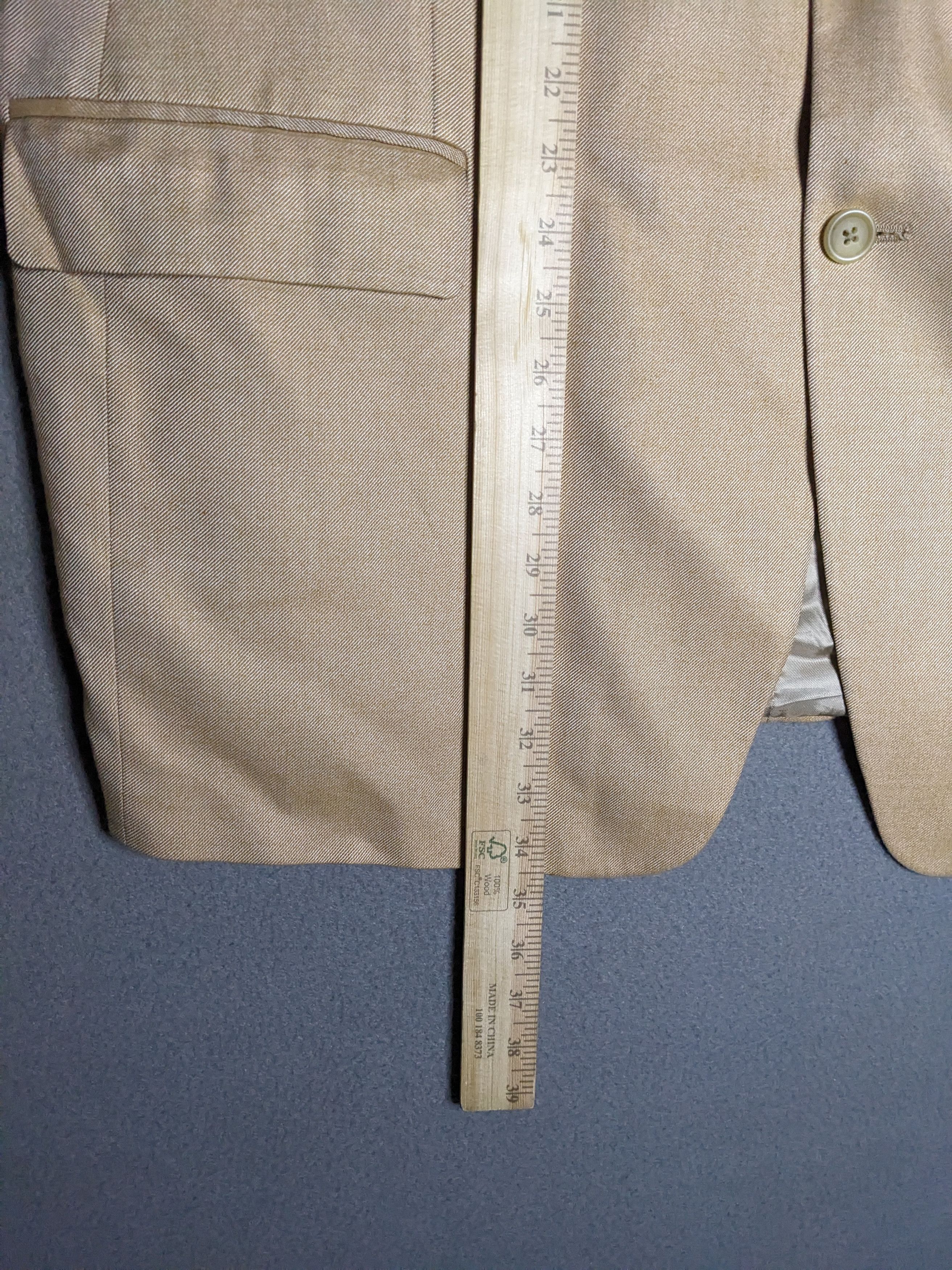 Chaps Ralph Lauren Chaps Ralph Lauren Mens Suit Jacket Blazer 46R 100% Bamboo Size 46R - 10 Thumbnail