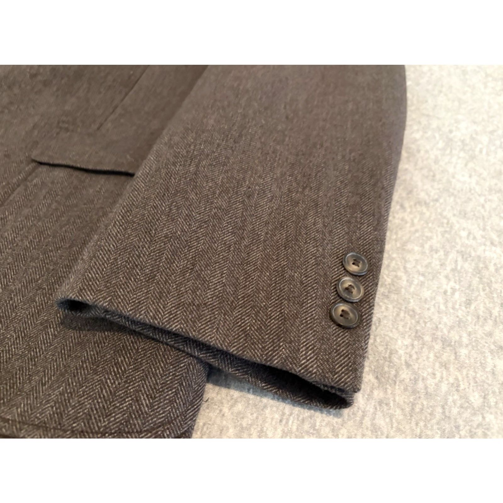 Patagonia VINTAGE Patagonia Sport Coat Jacket Mens 44L 44 Long Brown/Gray Nylon Polyester 2 Button Blazer Coat Denim? Size 44R - 6 Thumbnail