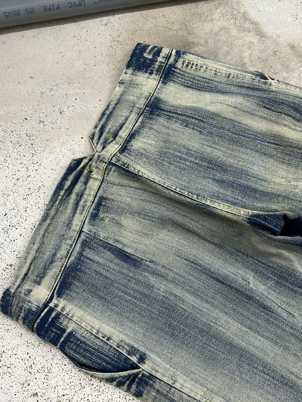 Hysteric Glamour Axara Mud Washed Jeans Multipocket Cargo Unisex Size 30" / US 8 / IT 44 - 11 Thumbnail