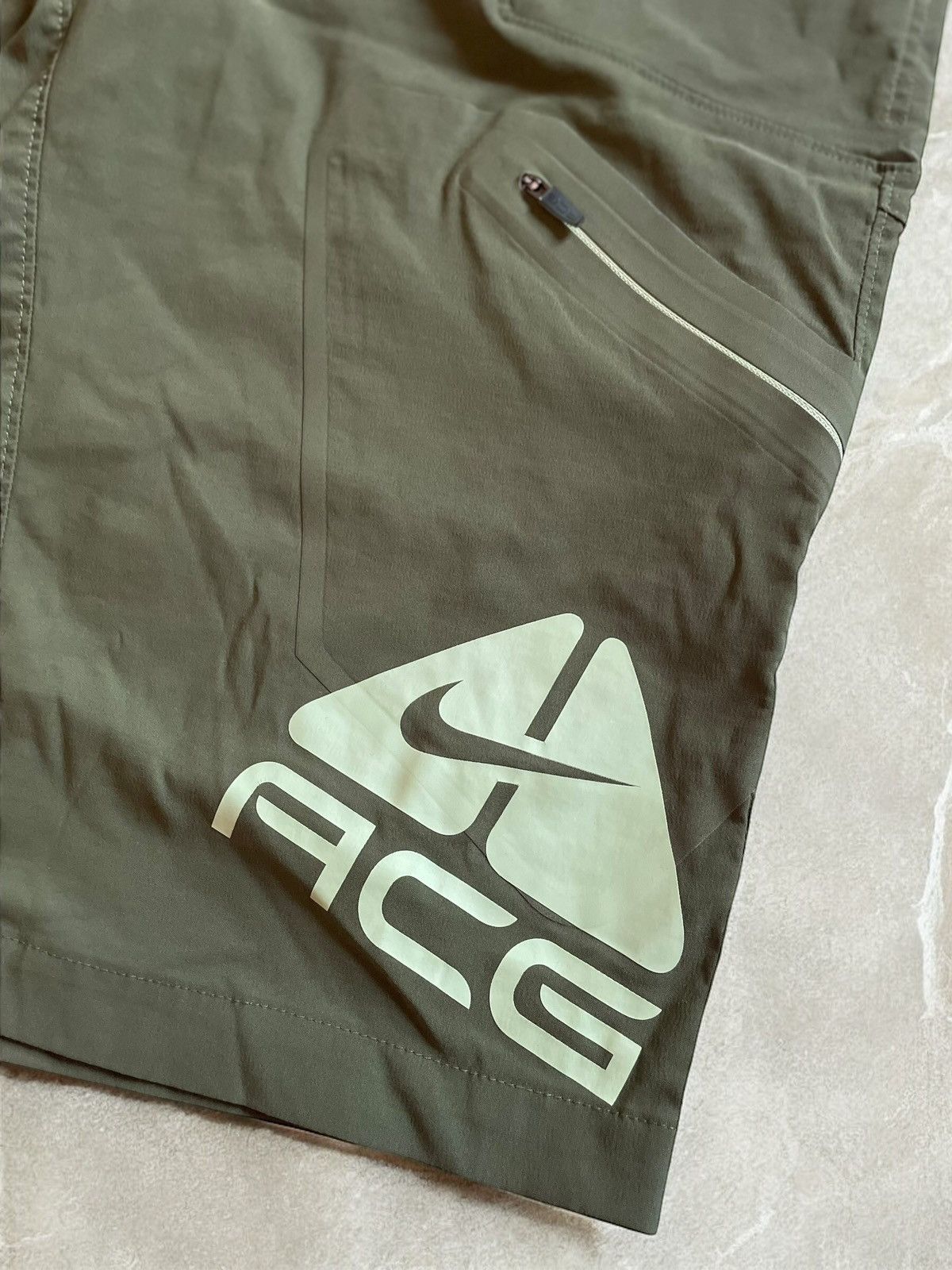 Nike ACG × Vintage NIKE ACG BIG LOGO CARGO POCKET SHORTS Bermuda vintage y2k Size US 34 / EU 50 - 7 Thumbnail