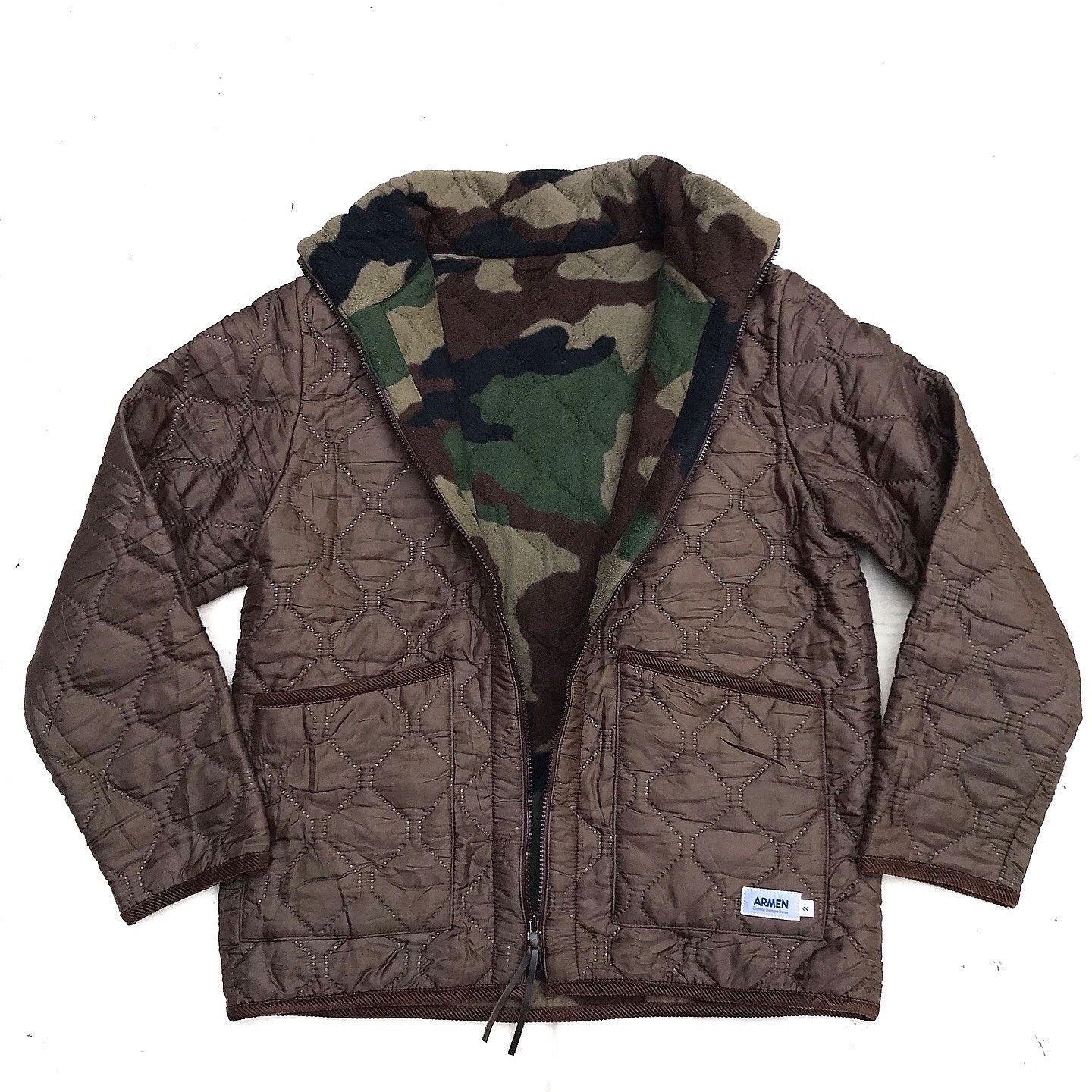 Other ARMEN Reversible Lining Camouflage Quilted Jacket Woodland Size US M / EU 48-50 / 2 - 1 Thumbnail