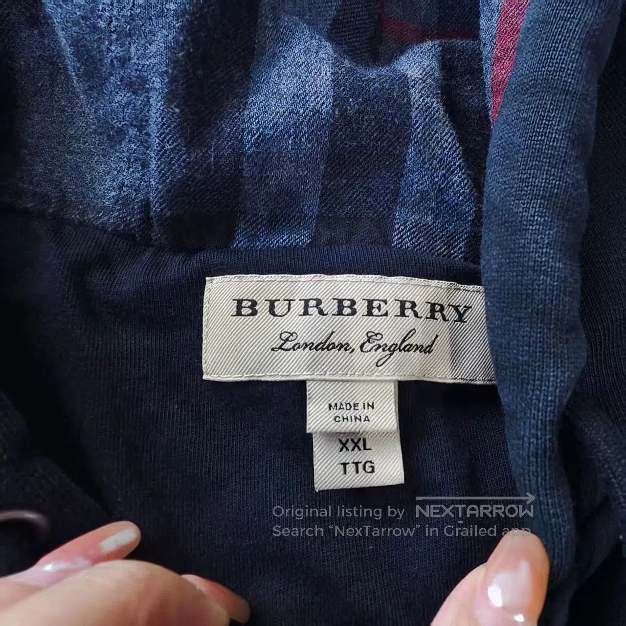 Burberry burberry black hooded zip-up jacket. Size US XXL / EU 58 / 5 - 3 Thumbnail