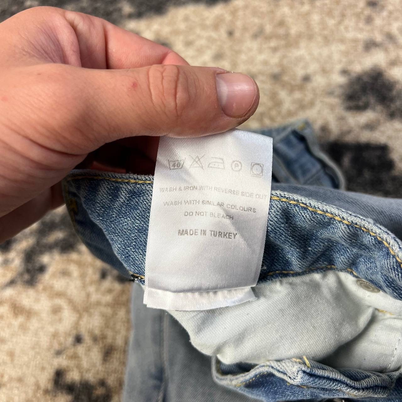 Represent Clo. Represent Distressed Style Blue Denim Jeans Streetwear Y2K Size US 34 / EU 50 - 9 Thumbnail