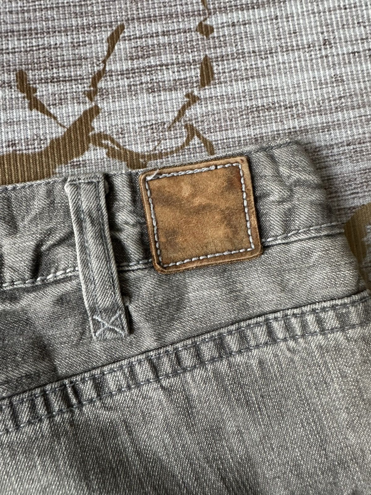 Japanese Brand FLARE London Denim Distressed Denim Size US 34 / EU 50 - 19 Thumbnail