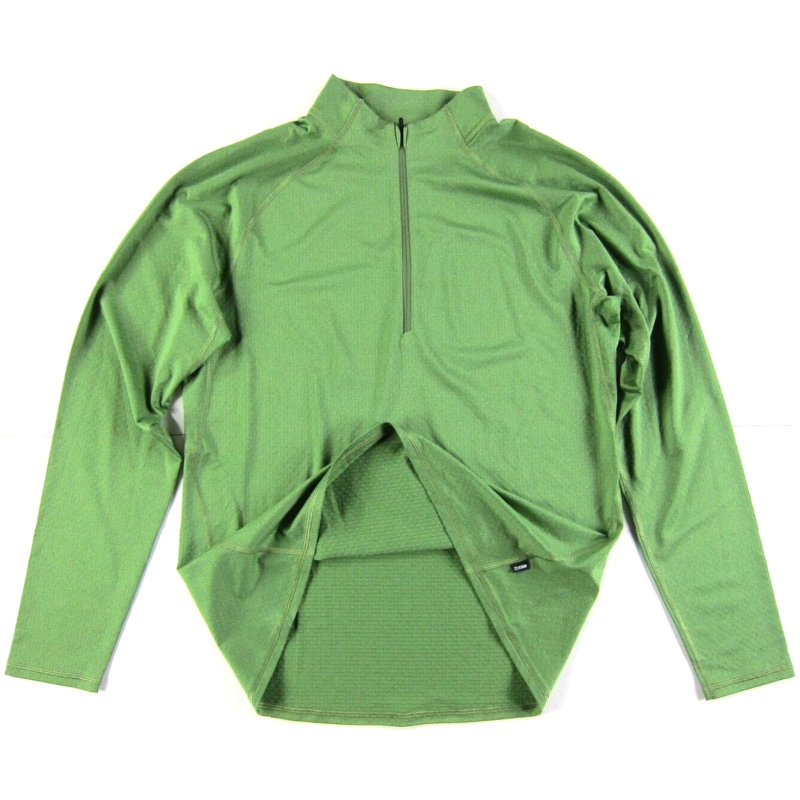 Vintage REI CO-OP Green Stretch 1/4 Zip Mock Neck Long Sleeve Base Layer Shirt Men Med Size US M / EU 48-50 / 2 - 6 Thumbnail