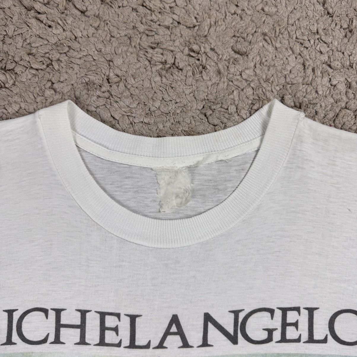 Vintage Vintage Art Michelangelo Cappelia Sistina Roma T-shirt Size US M / EU 48-50 / 2 - 8 Thumbnail