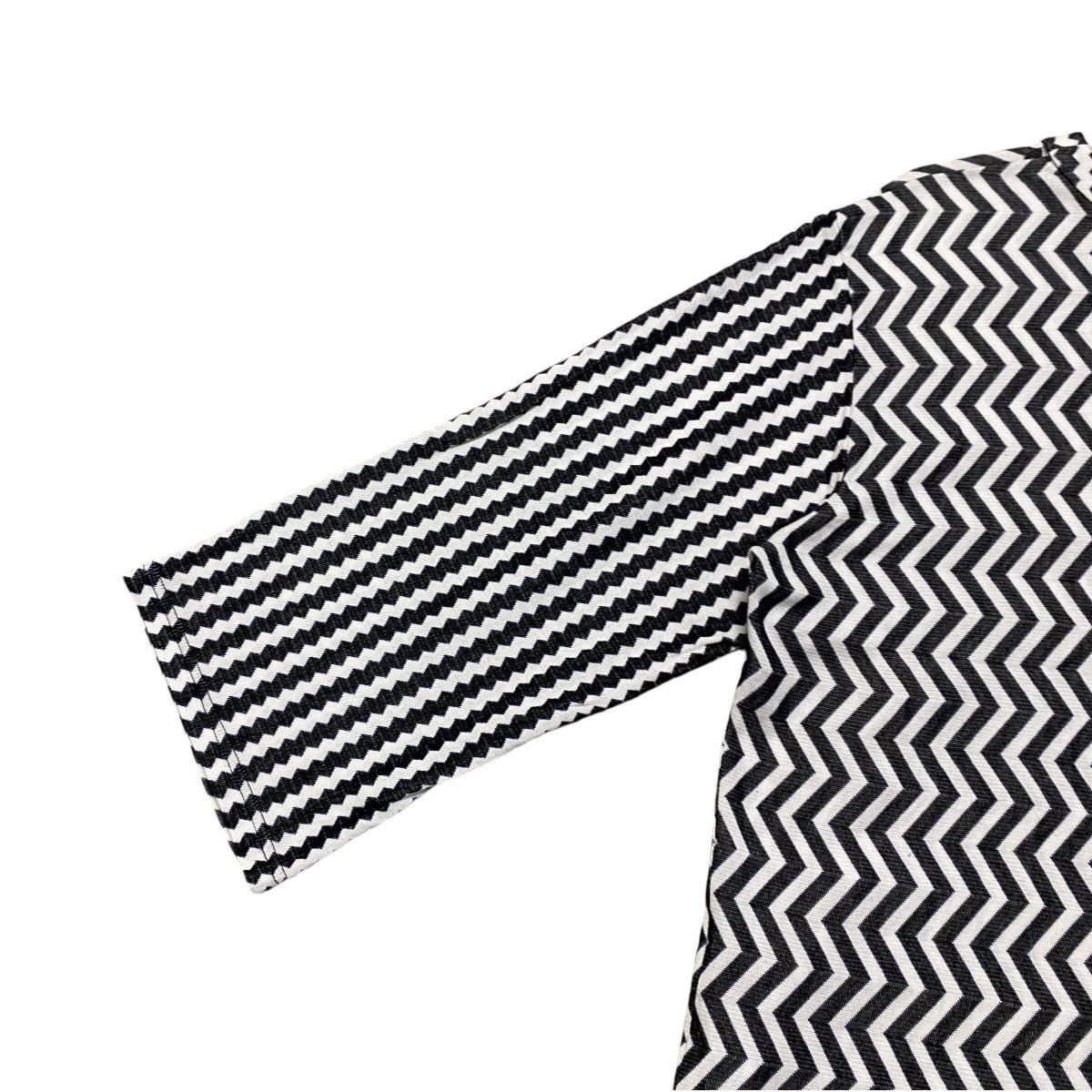 CABANE de ZUCCa Cabane De Zucca Black White Zigzag patern Blouses Size M / US 6-8 / IT 42-44 - 8 Thumbnail
