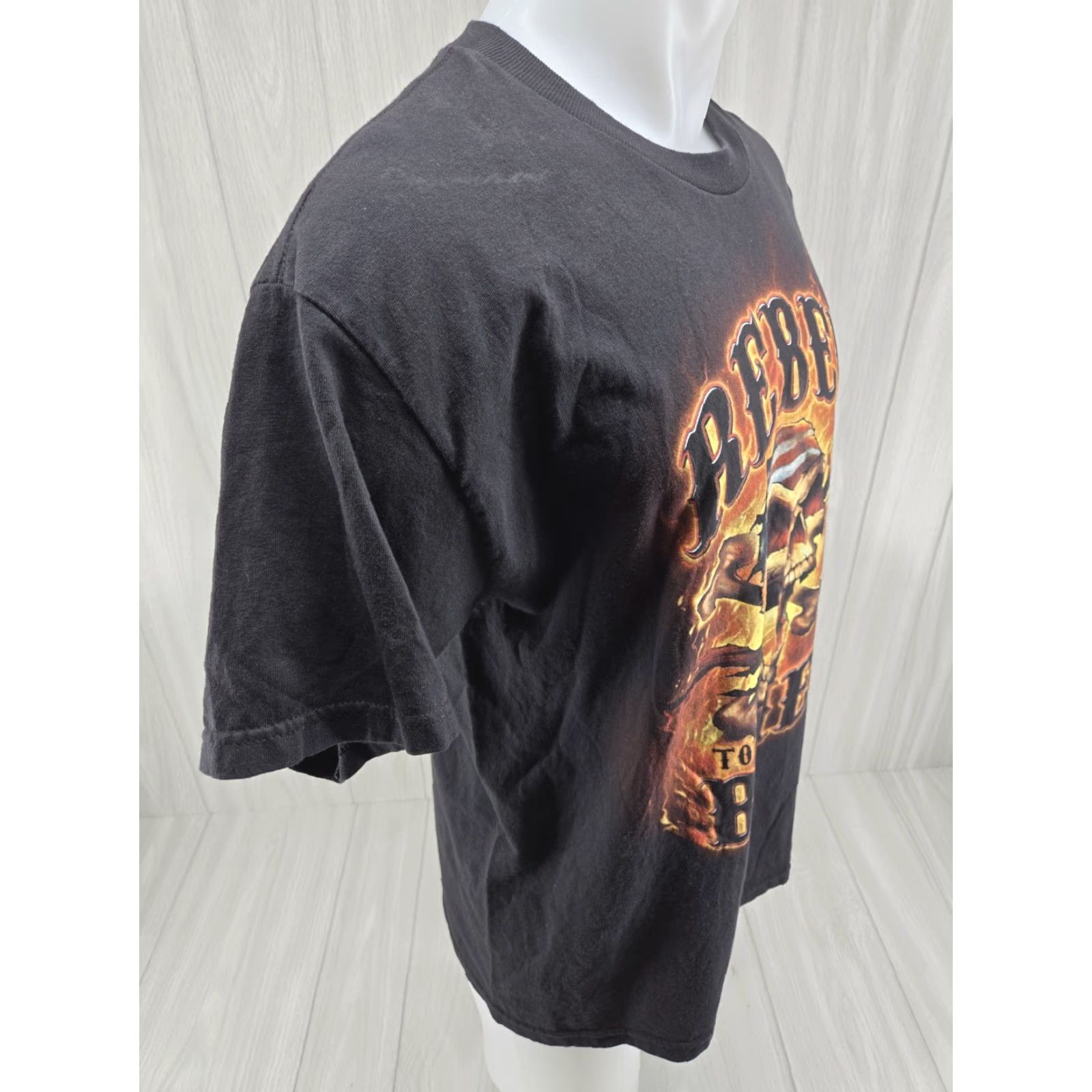 Bones Vintage Rebel to the Bone T-Shirt Skull Black Large Mens Short Sleeve Size US L / EU 52-54 / 3 - 7 Thumbnail
