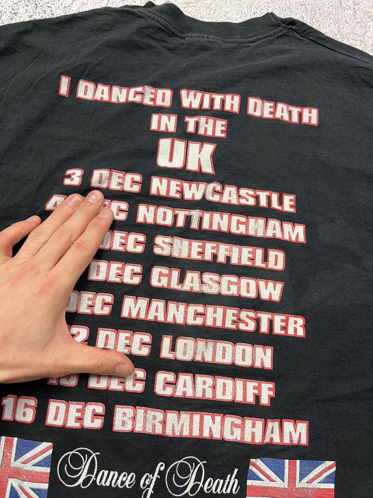 Band Tees × Vintage Vintage 2003 Iron Maiden World Tour T-Shirt Dance Of Death Size US XL / EU 56 / 4 - 14 Thumbnail