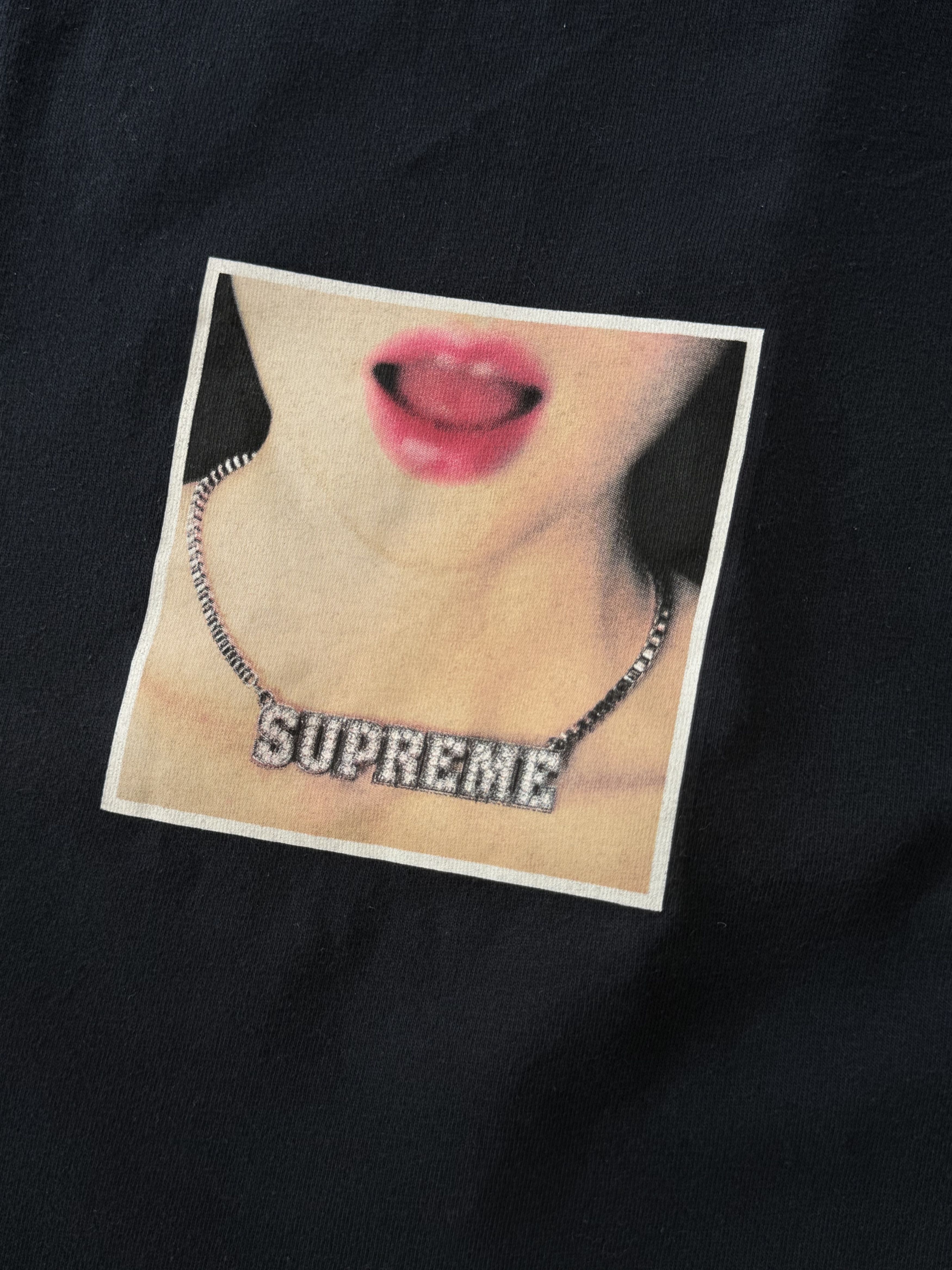 Supreme Supreme Necklace Tee - Navy - SS18 Size US XL / EU 56 / 4 - 3 Thumbnail
