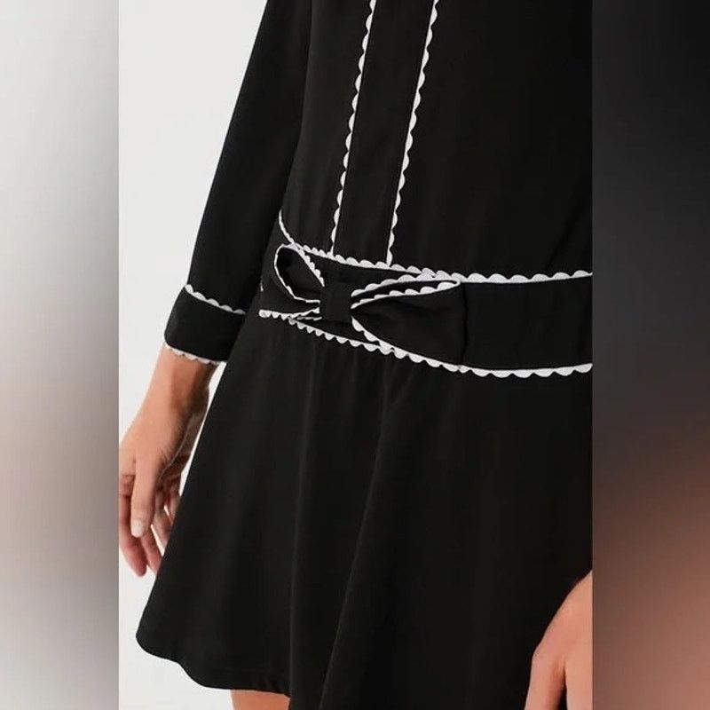 Other NEW Pomander Place Isabel Bow Dress Black White Size XS Size XS / US 0-2 / IT 36-38 - 12 Thumbnail