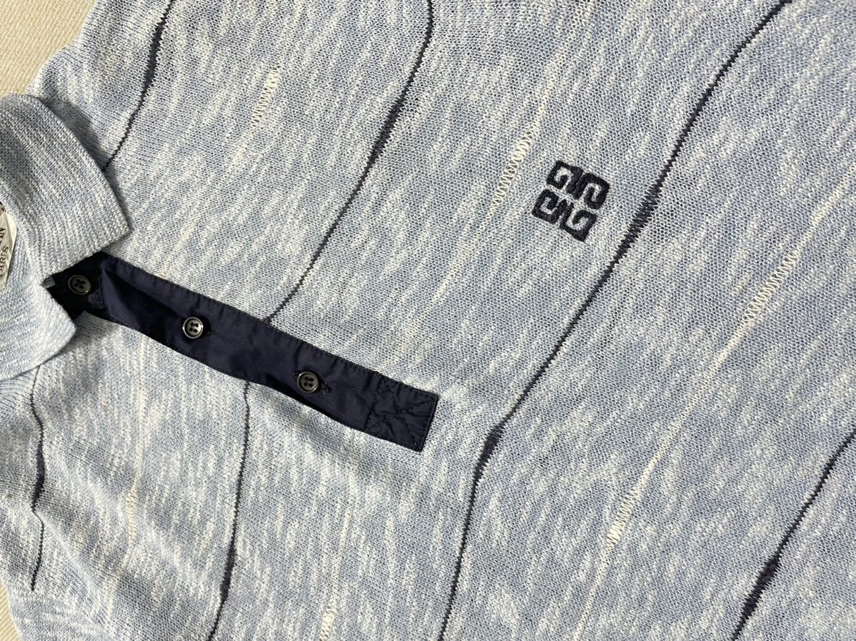 Givenchy Vintage 90s Givenchy Gentleman Triblend Polo Shirt Size US M / EU 48-50 / 2 - 7 Thumbnail