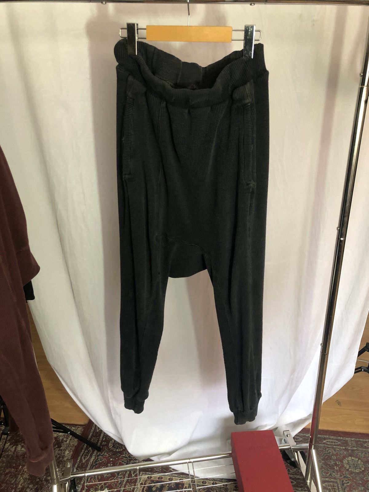 Boris Bidjan Saberi BORIS BIDJAN SABERI FW16 “Long John” Drop Crotch Pants Size US 29 - 1 Thumbnail