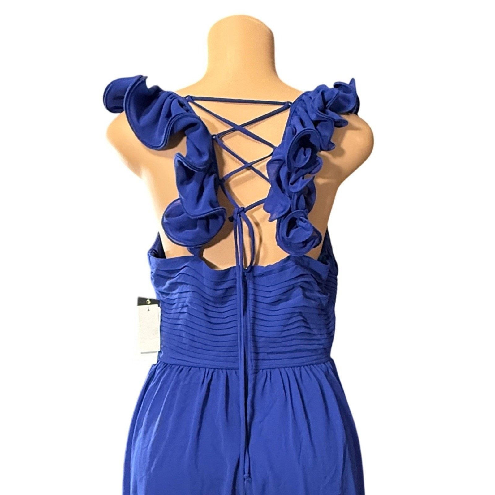 Other City Studio Women Ruffle Strap Corset Back Party Dress 11/12 Size XL / US 12-14 / IT 48-50 - 5 Thumbnail