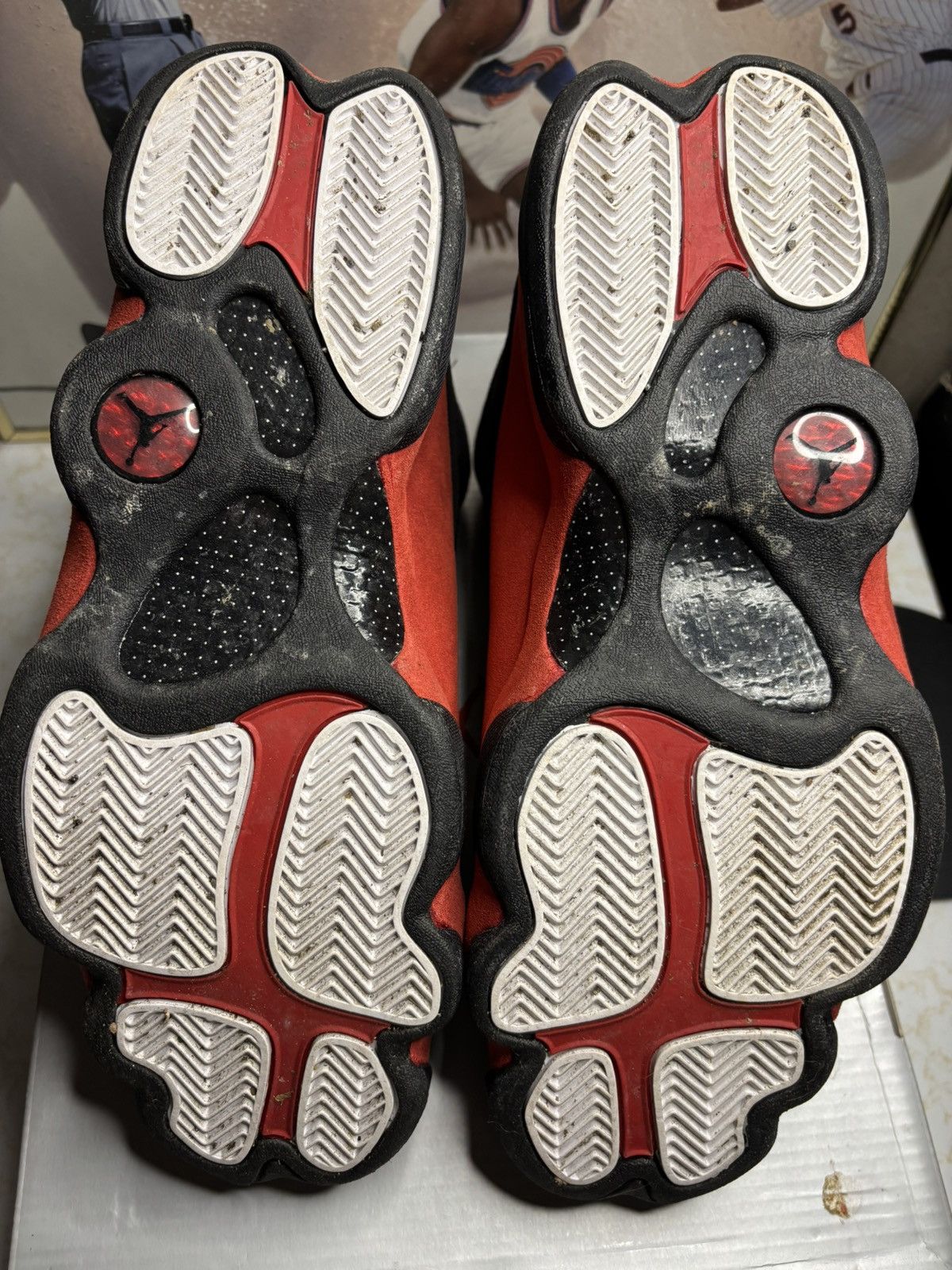 Jordan Brand Air Jordan 13 Retro 2017 Bred 2017 Size US 12 / EU 45 - 5 Thumbnail