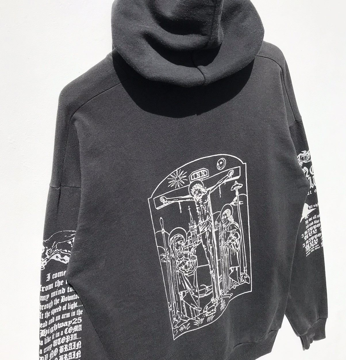 WWE Y2K Vintage Johnny Spade WWE Hoodie Sweatshirt SunFaded Size US L / EU 52-54 / 3 - 5 Thumbnail