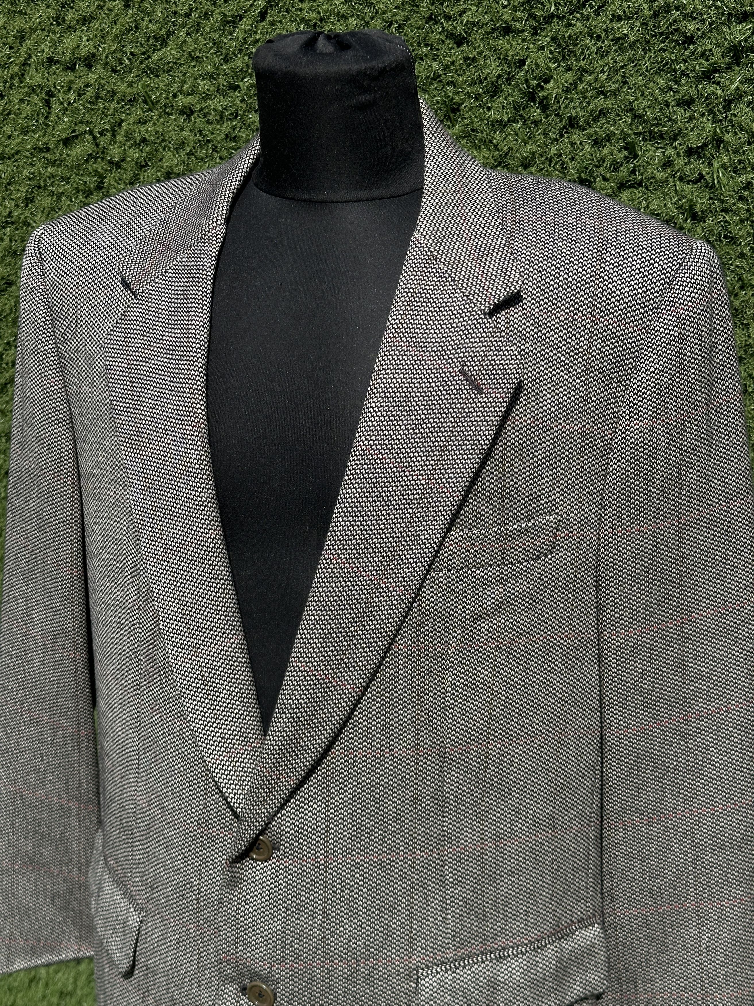 Burberry Burberrys Wool Cashmere Houndstooth Blazer Size 56 R Size 54R - 9 Thumbnail