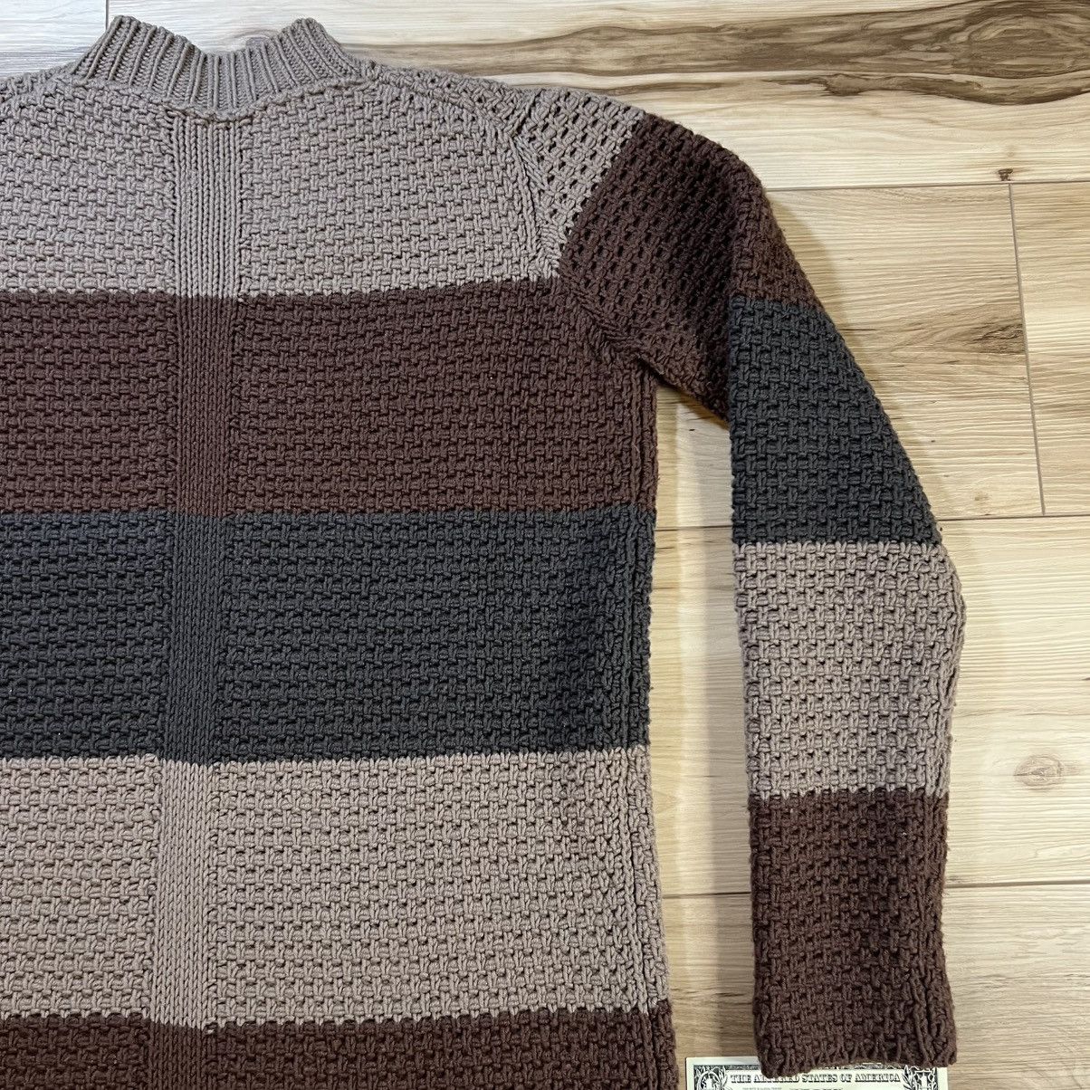Rick Owens Rick Owens FW16 Mastodon Long Striped Knit Wool Sweater Size US M / EU 48-50 / 2 - 15 Thumbnail