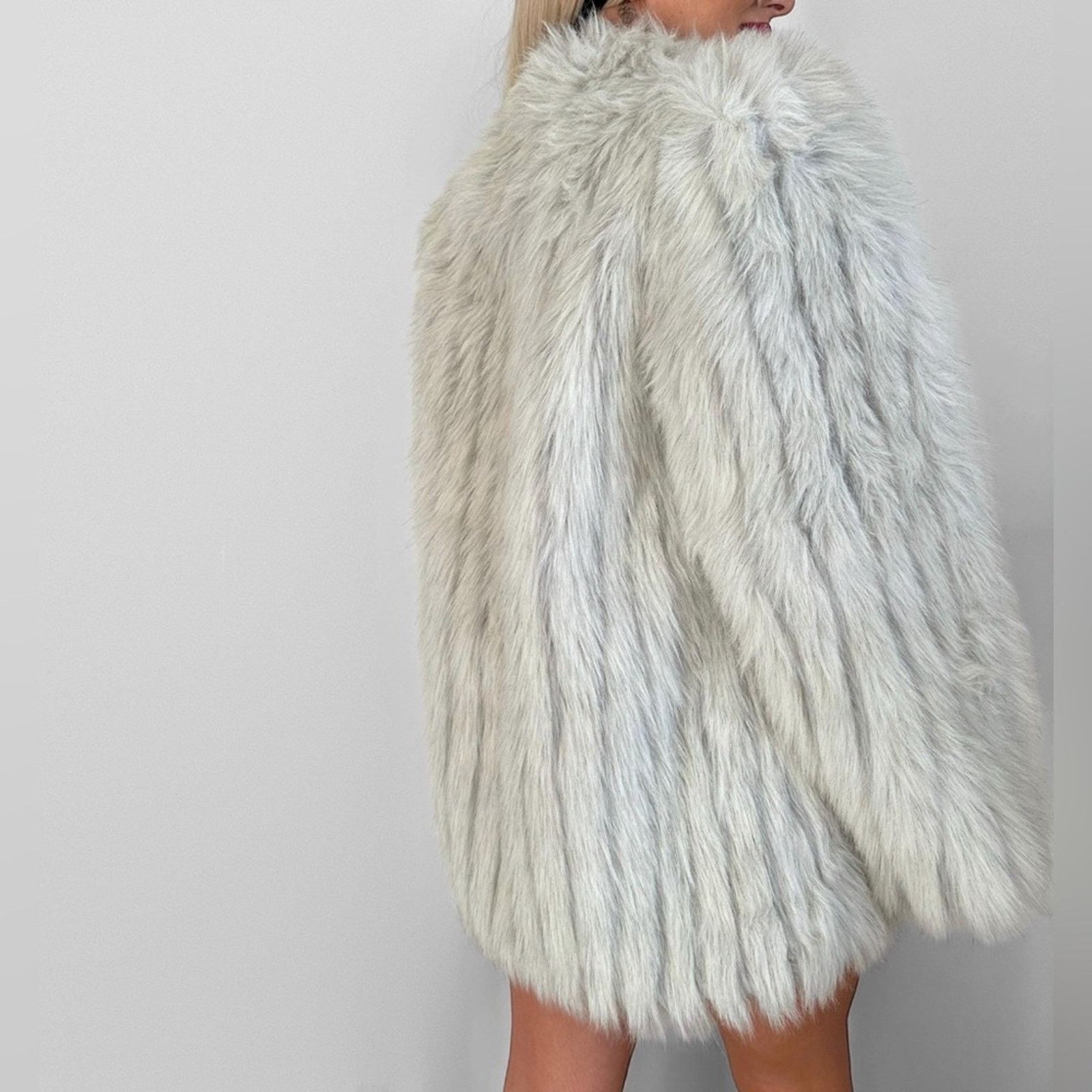 Vintage Vintage- Intrigue- Faux Fur Coat - Sz 16 Size XXL / US 16-18 / IT 52-54 - 2 Thumbnail