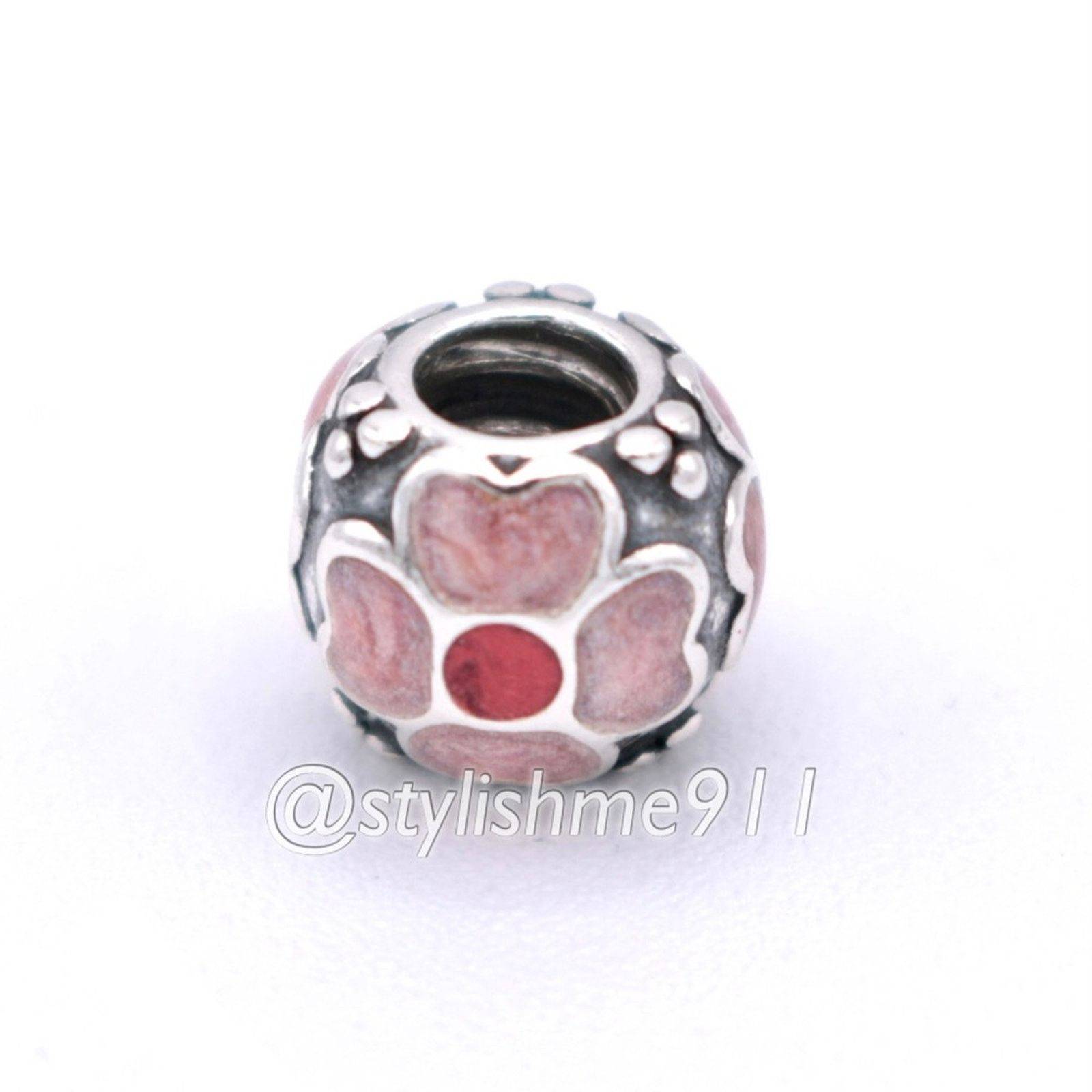 pandora Authentic PANDORA Red Daisy Charm - 790433ER Size ONE SIZE - 7 Thumbnail