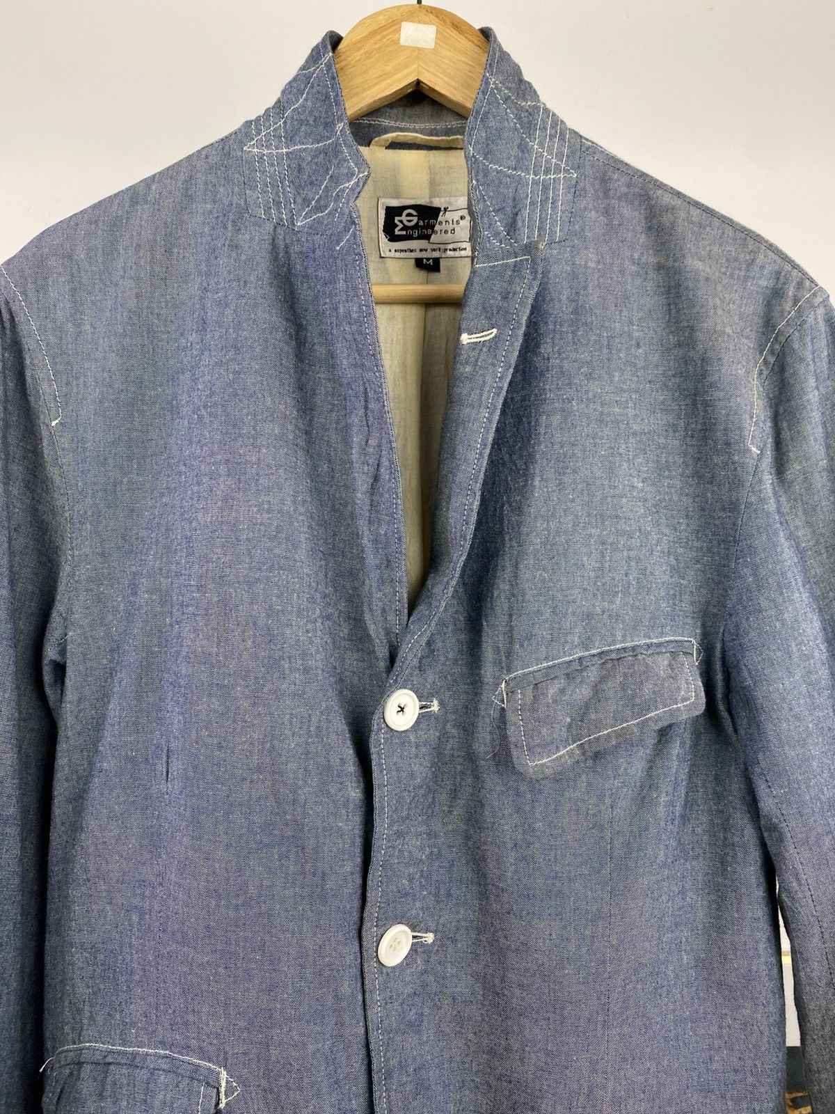 Engineered Garments Engineered Garments 3 Pocket Indigo Blue Jacket Blazer Size US M / EU 48-50 / 2 - 2 Thumbnail