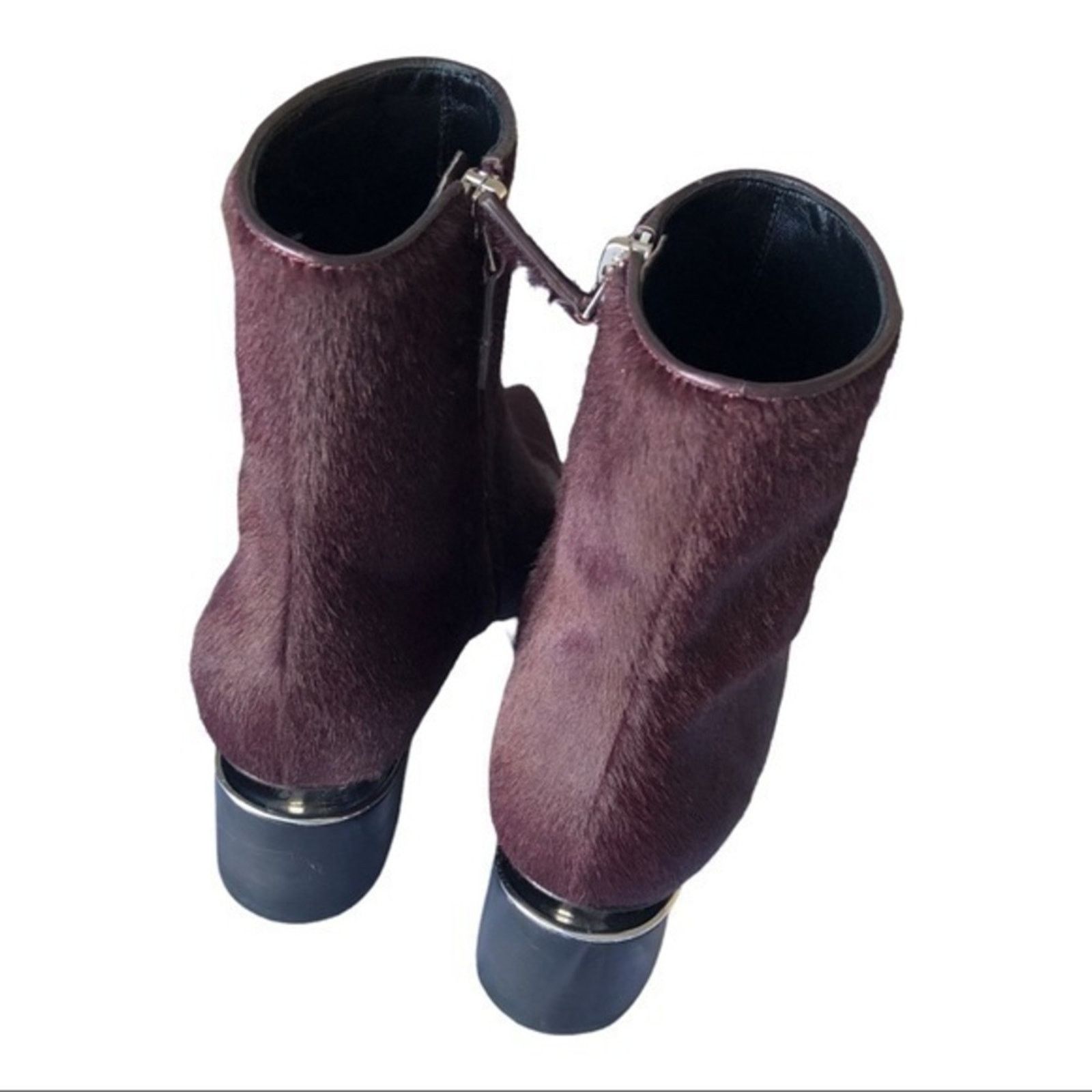 Alexander Wang Authentic Alexander Wang Red Fur Calf Ankle Bootie Size US 7 Size US 7 / IT 37 - 8 Thumbnail