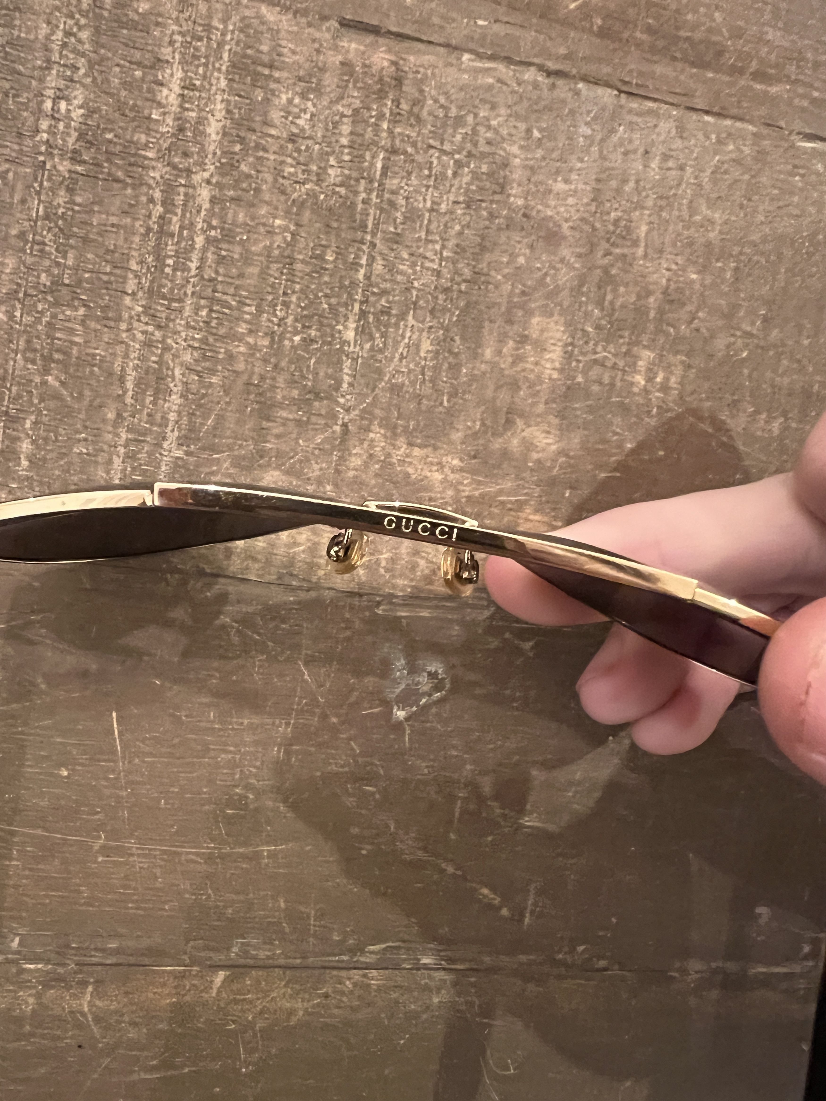 Gucci Pilot Sunglasses 😎 Size ONE SIZE - 8 Thumbnail