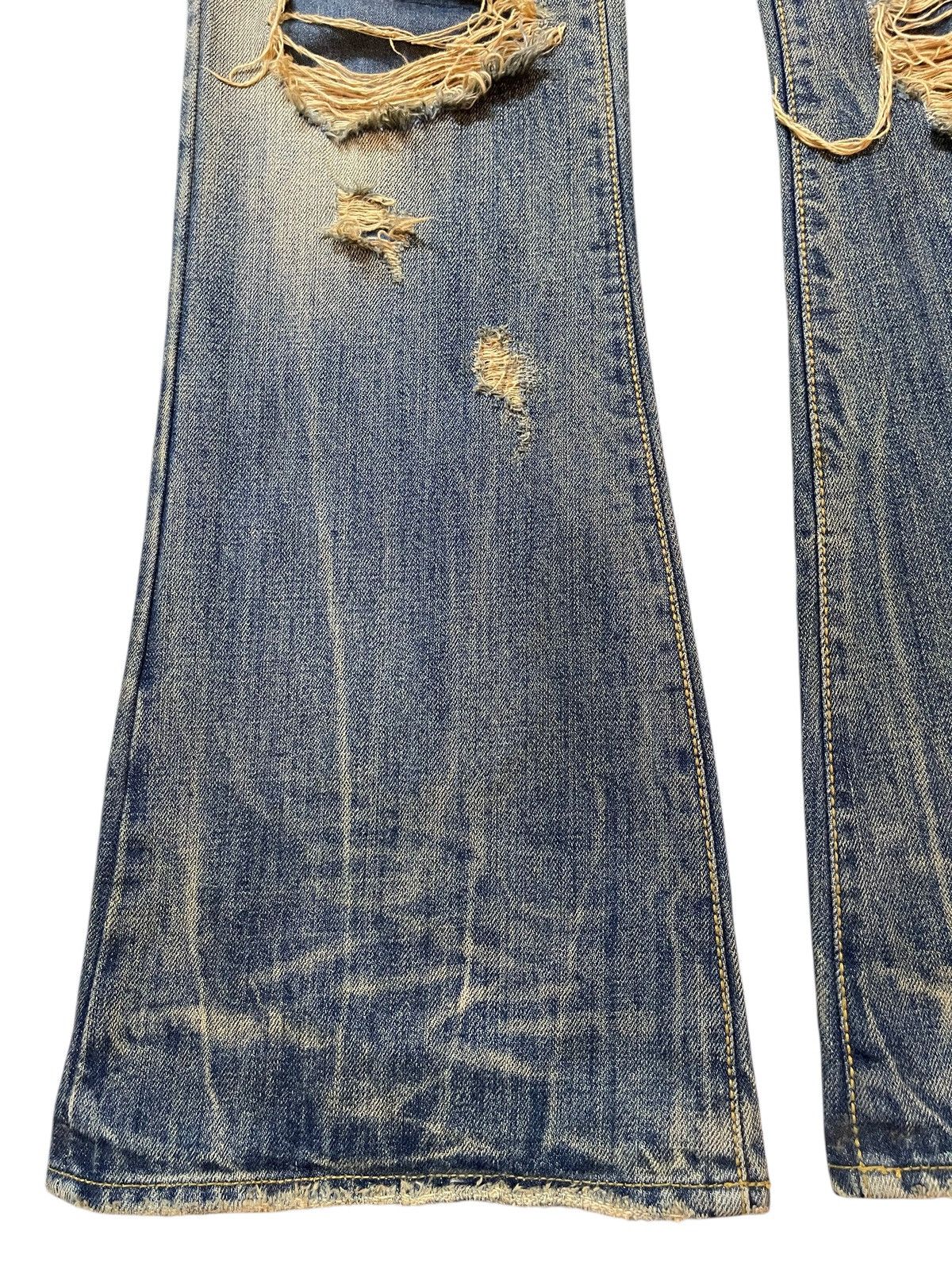 GOA 💥Rare💥 Vintage G.O.A Mud Wash Faded Distressed Flared GOA Size US 30 / EU 46 - 7 Thumbnail
