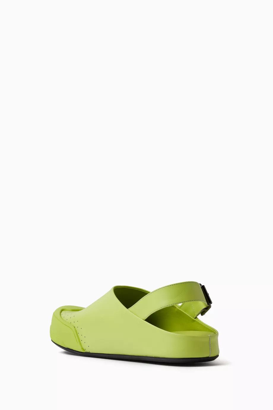 Marni o1w1db10824 Sabot Shoes in Yellow Black Size US 11 / EU 44 - 2 Thumbnail