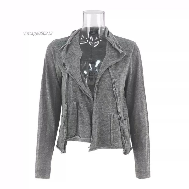 Comme des Garcons Comme Des Garcons Grey irregular cardigan Size S / US 4 / IT 40 - 1 Thumbnail