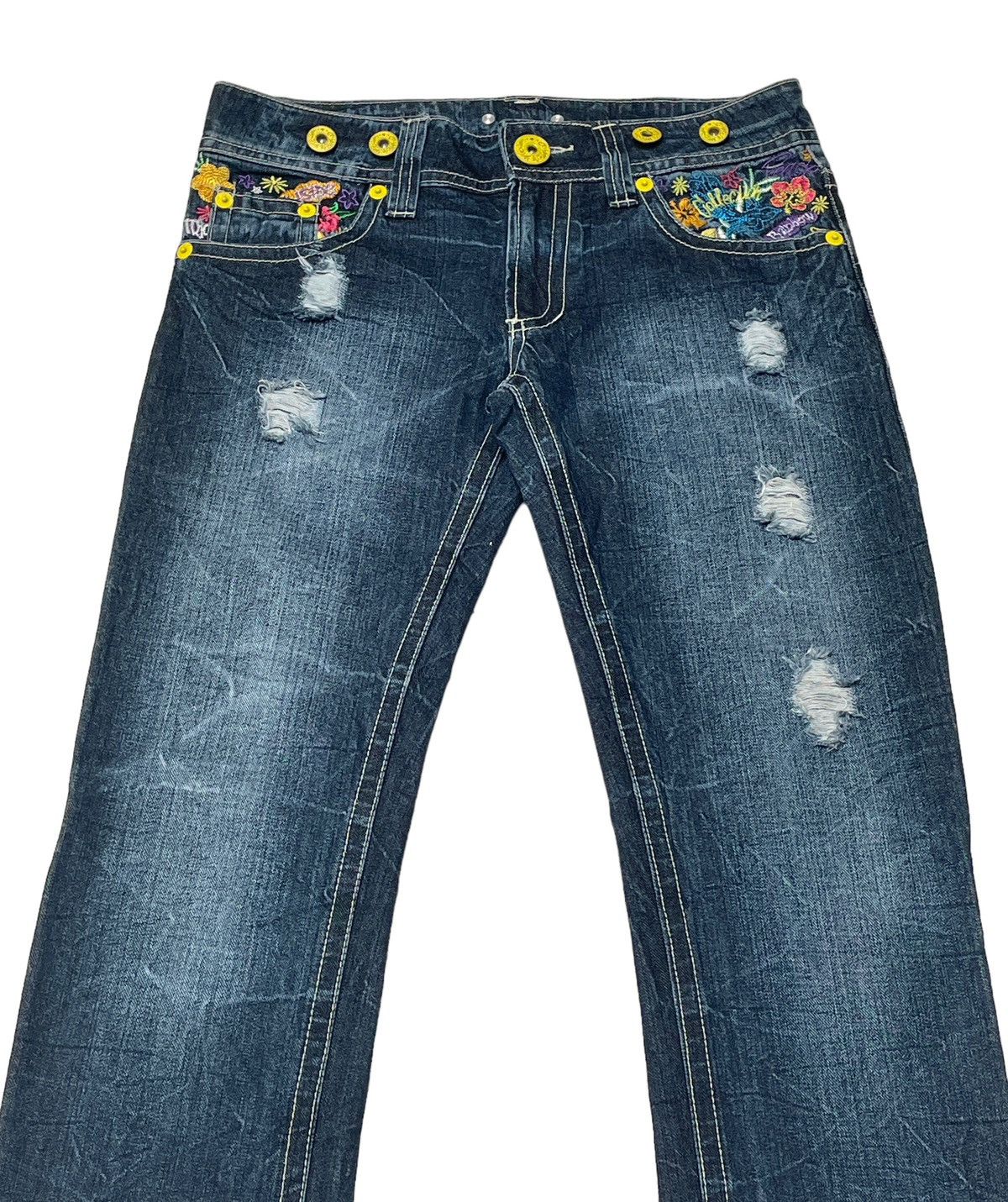 Designer × Vintage Vintage Brand Peace Authentic Jeans 2000s Size US 32 / EU 48 - 3 Thumbnail
