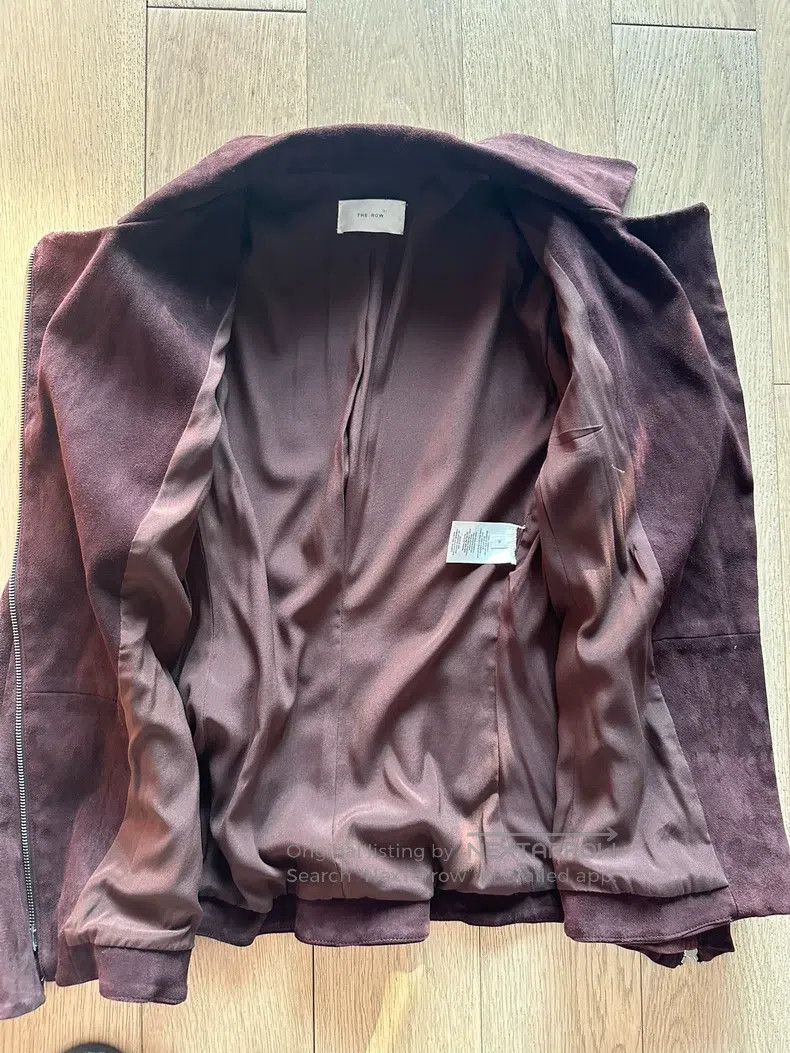 The Row The Row Suede biker jacket Size S / US 4 / IT 40 - 6 Thumbnail