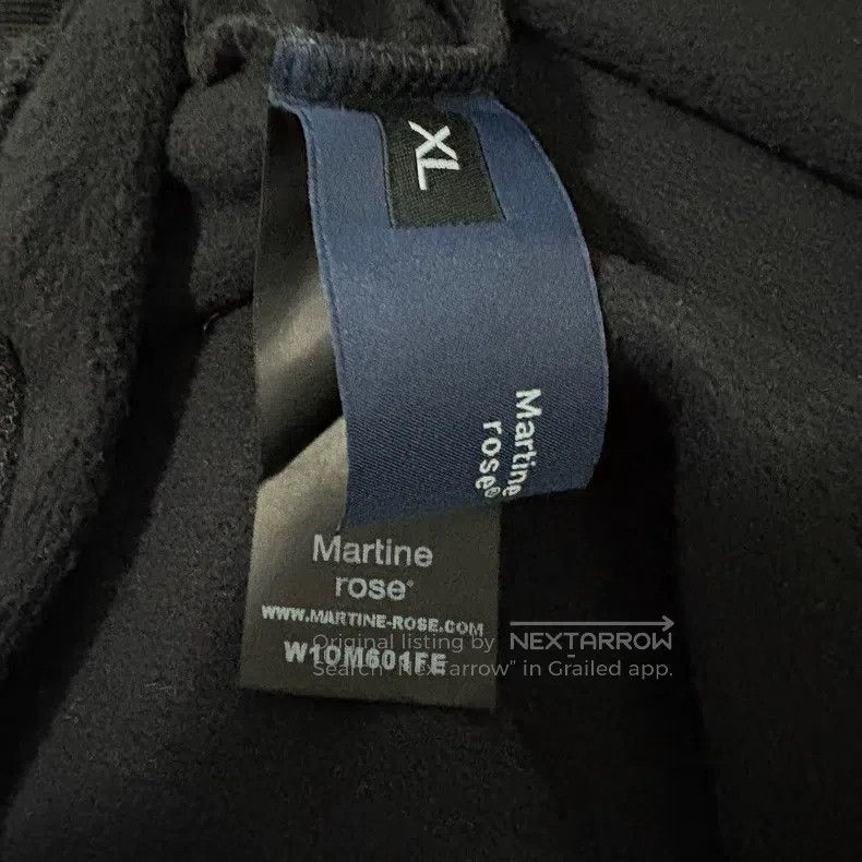 Martine Rose Martine Rose Black front cursive logo sweater Size US XL / EU 56 / 4 - 4 Thumbnail