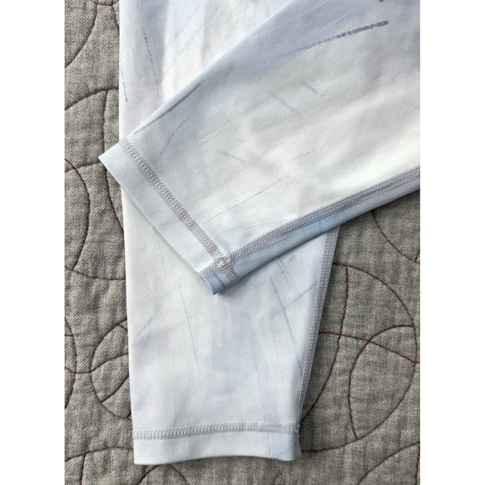 Vintage BUFFBUNNY Frostbite Motion Leggings Blue Size M High Waisted Gym Woman Leggings Size 32" / US 10 / IT 46 - 2 Thumbnail