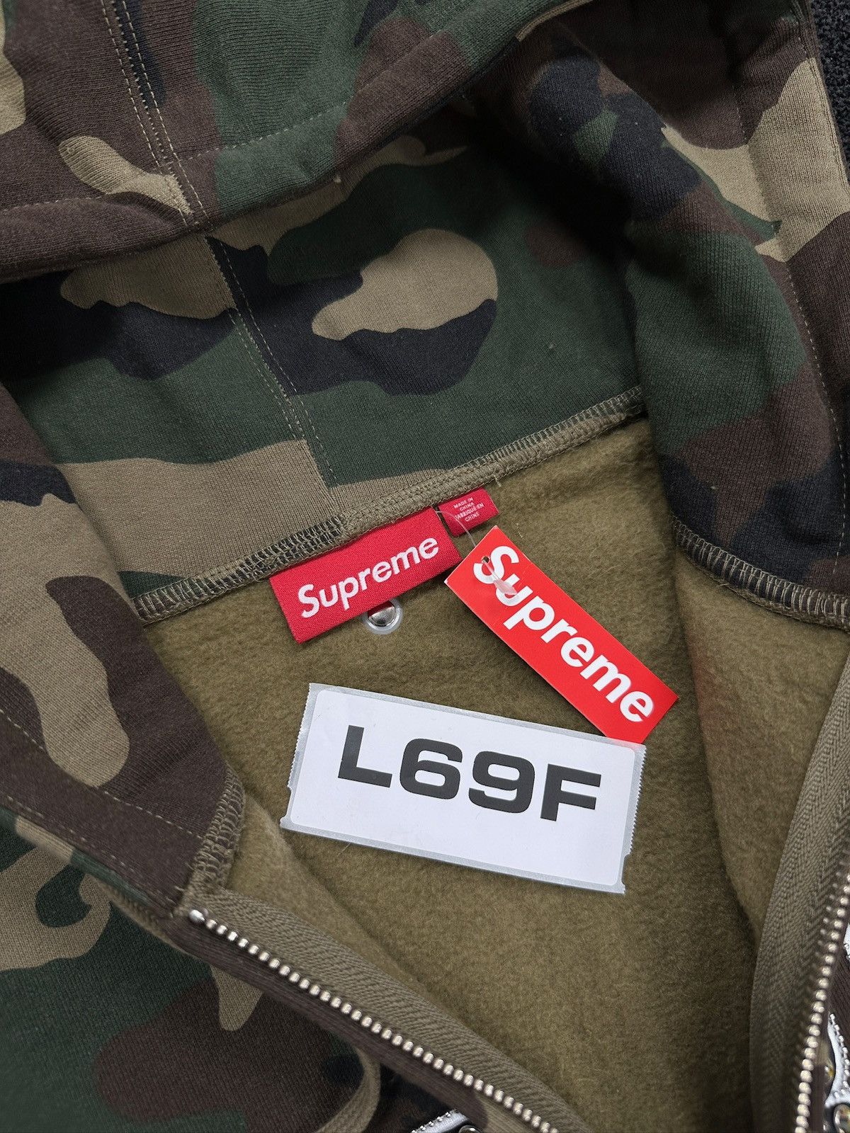 B.B. Simon × Supreme Supreme b.b. Simon Studded Zip Up Hoodie Camo Size US M / EU 48-50 / 2 - 4 Thumbnail