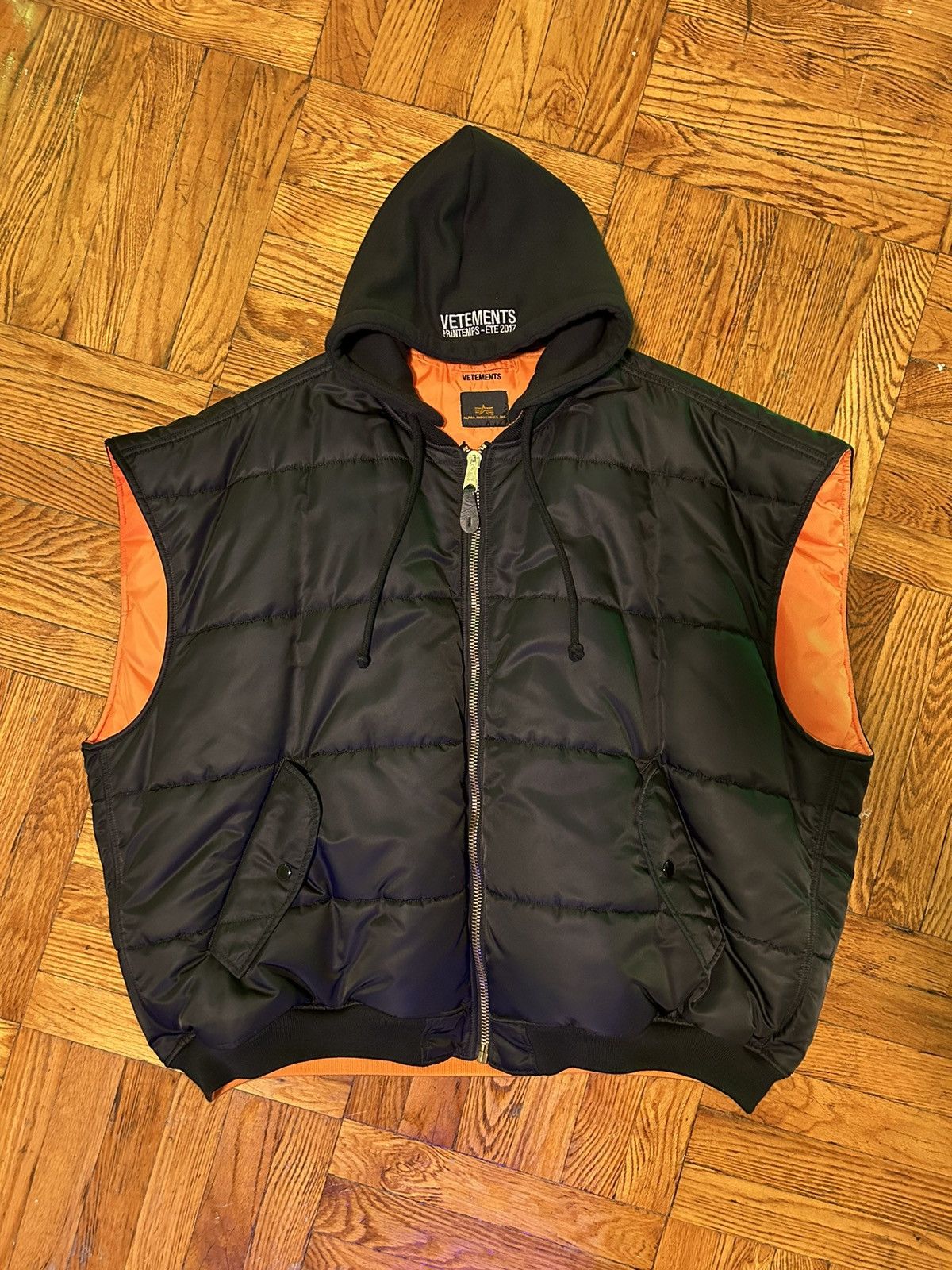Vetements Vetements X Alpha Industries SS17 Bomber Jacket Vest Size US M / EU 48-50 / 2 - 1 Thumbnail